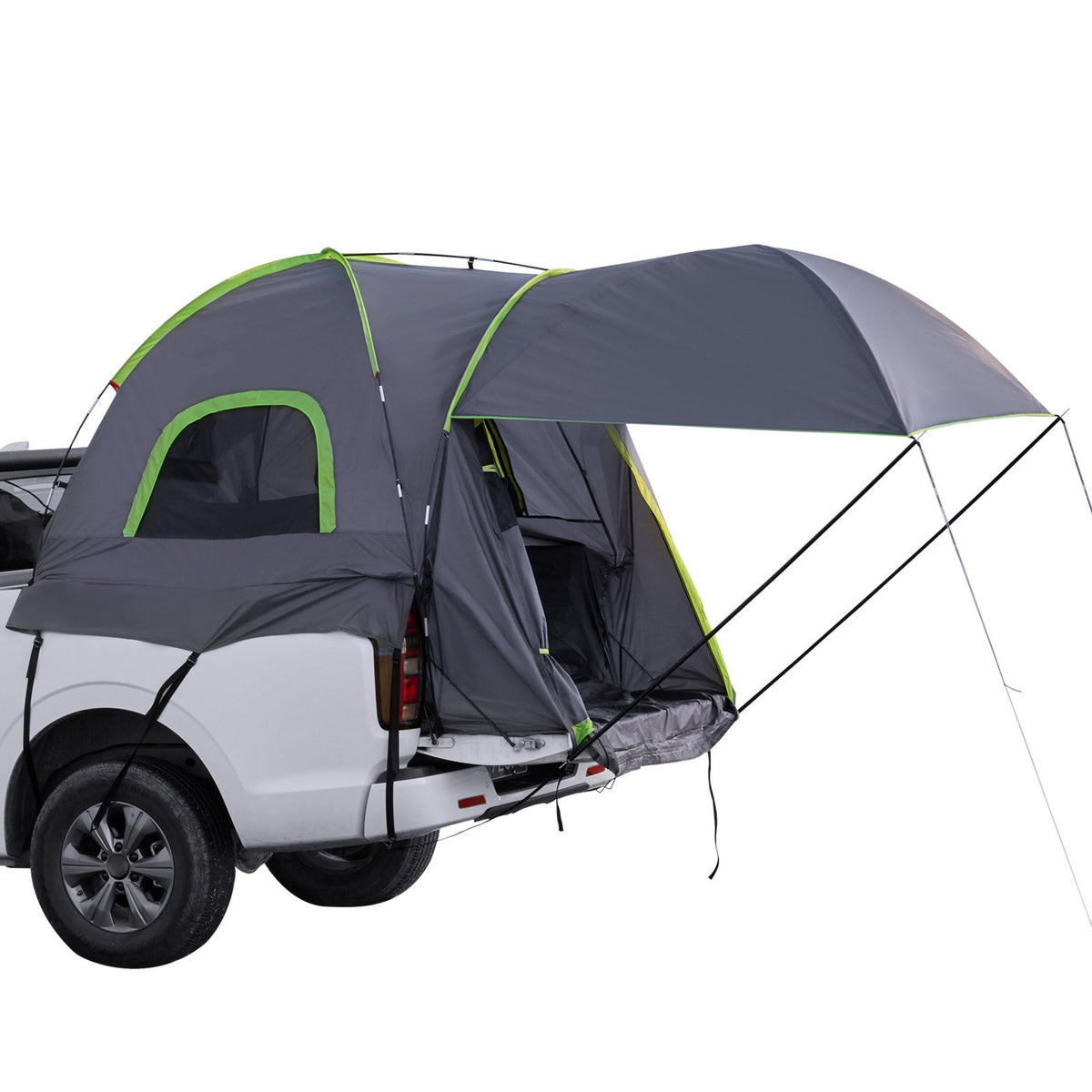 VEVOR Pickup Truck Tent, Fits 5.5-6.0 ft Truck Tents for Camping, Waterproof PU2000 mm 2-3 Person Sleeping Truck Bed Tent, Sturdy Truck Bed Camper Shell with Expandable Awning, Rainfly, Storage Bag - CZZPDZYPK556LIA4CV0 - view 10