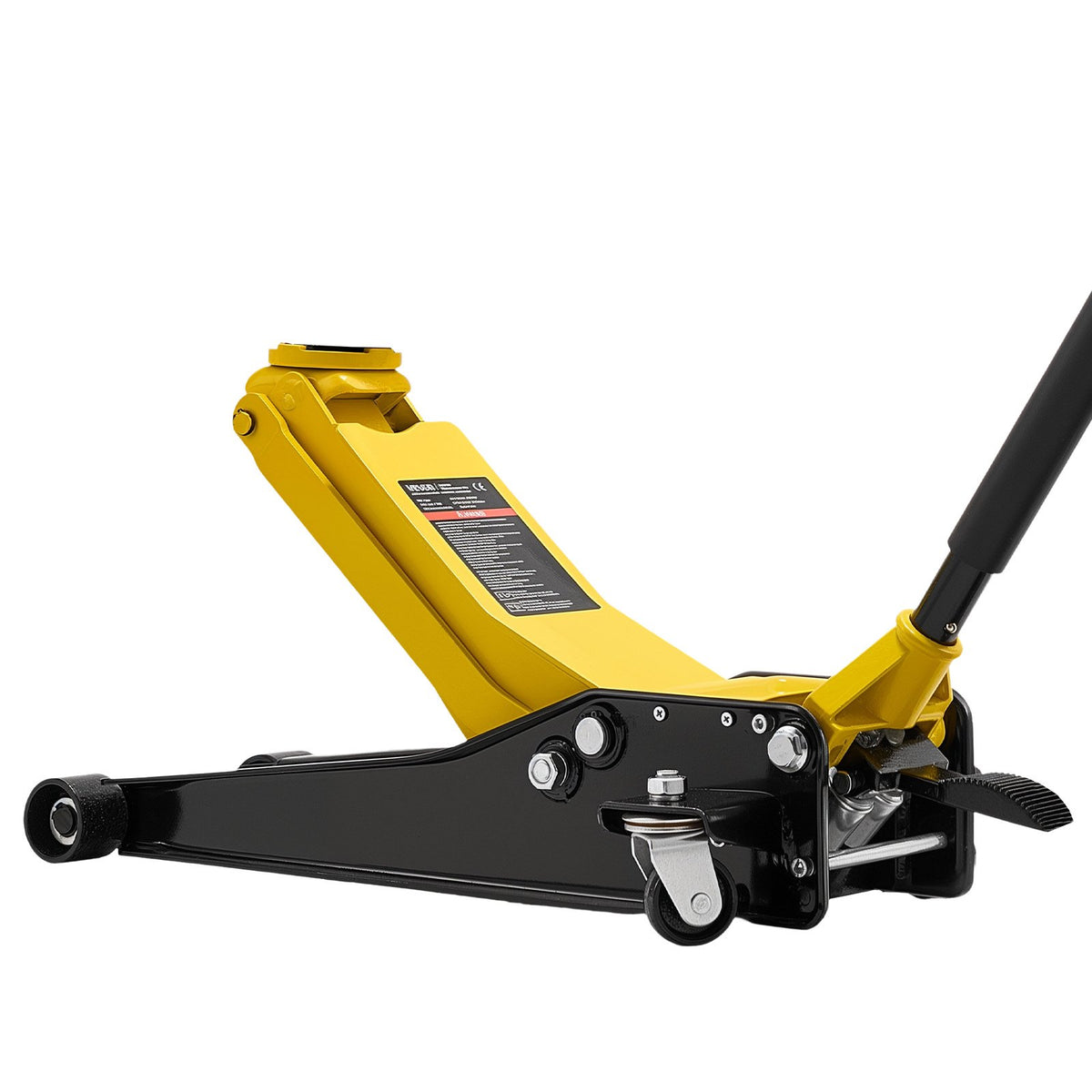 VEVOR Low Profile Floor Jack, 3 Ton (6614 lbs) Capacity, Steel Racing Floor Jack with Dual Pistons Quick Lift Pump & SUV Adapter, Hydraulic Trolley Car Lift for Sports Cars, Lifting Range 2.95"-19.7" - DBQJDTZ3TSGBPV5QX001V0 - view 10