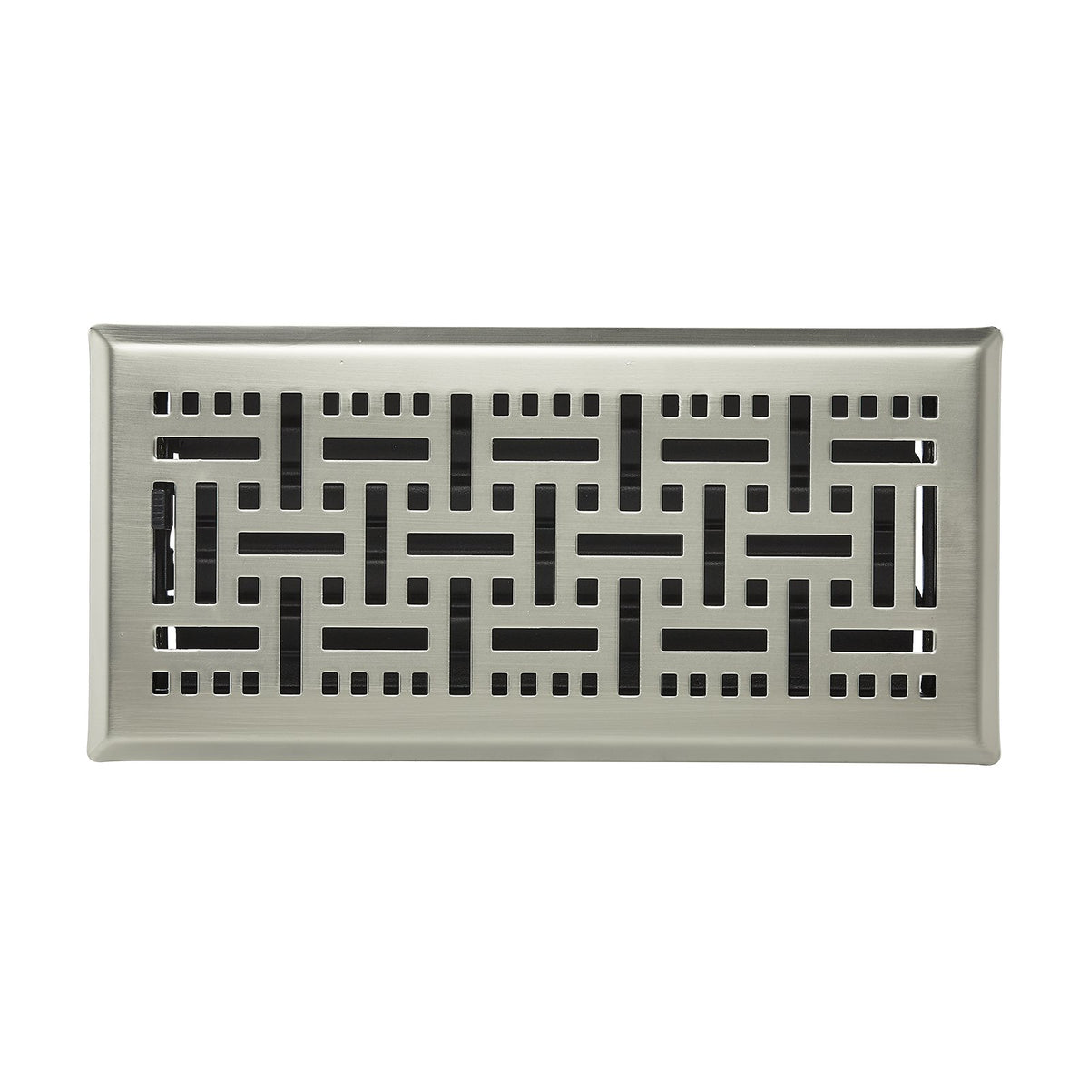 VEVOR 4 x 10 Inch Floor Registers, 2-Pack Vent Grilles, HVAC Heavy-Duty Walkable Iron Floor Vents, Easily Adjustable Rust-Proof Air Vents Deflector with Metal Damper, for Home & Office, Nickel-Plated - DBTFKT104INCF174NV0 - view 10