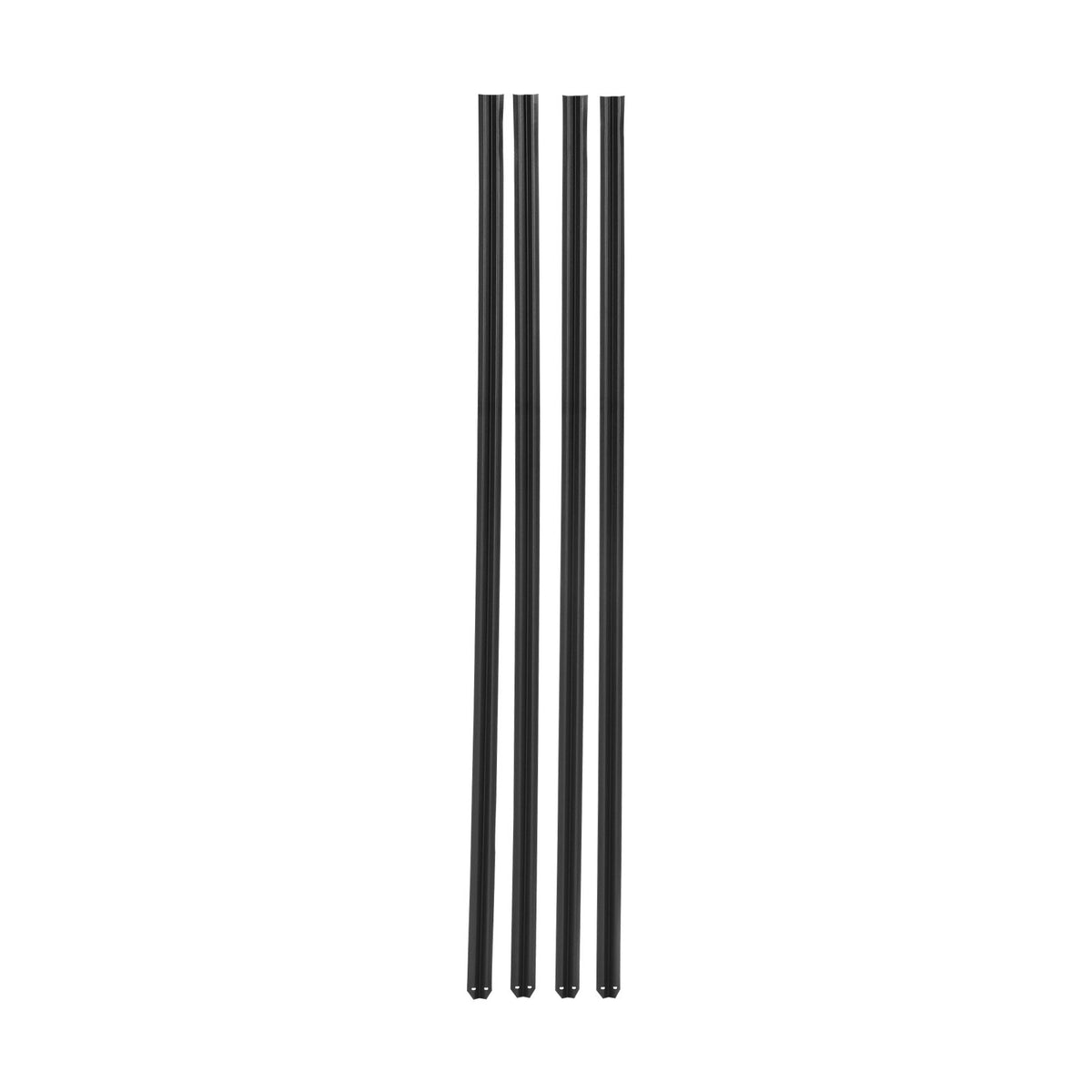 VEVOR Bottom Locking Privacy Slats, Single-Wall Vertical Bottom-Locking Slats for Chain-Link Fence, High-Density HDPE Chain Link Slats Ideally Fit 6' High Fence for Garden, Farm, Sports Field(Black) - DBYSBTDBPE6FQ52L1V0 - view 10