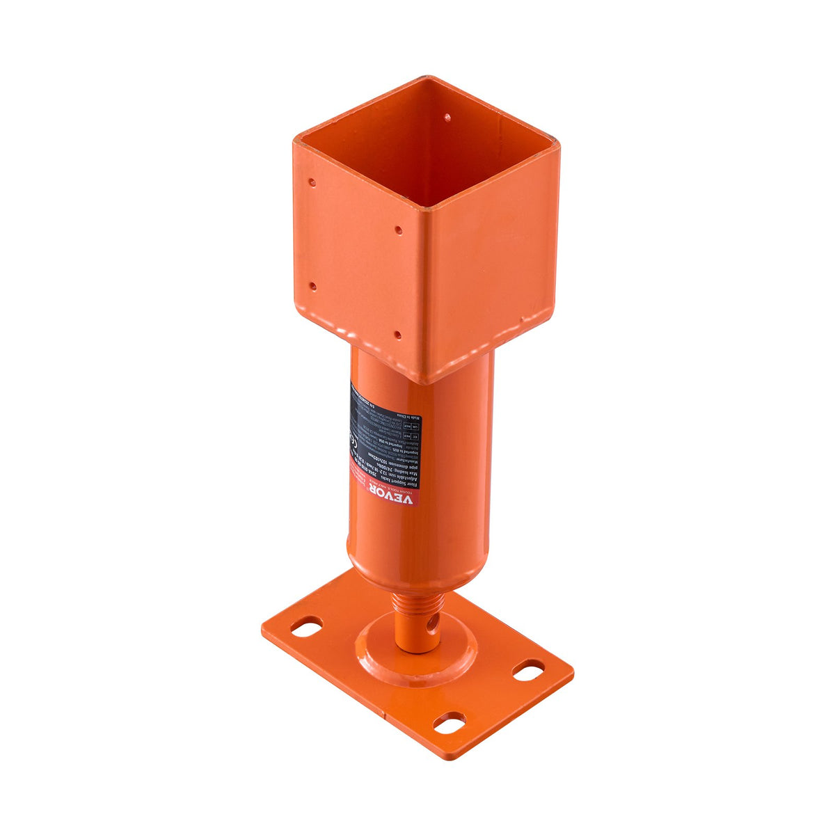 VEVOR Screw Jack Post, 4" x 4", 13.2"-18.7" Height Range, 24700 lbs Max Load Capacity, Adjustable Shore Jack, Temporary House Jack Pole for Home Leveling, Lifting Floor Crawlspace Basement Shore Beam - DBZCQJD1G2476AGANV0 - view 10
