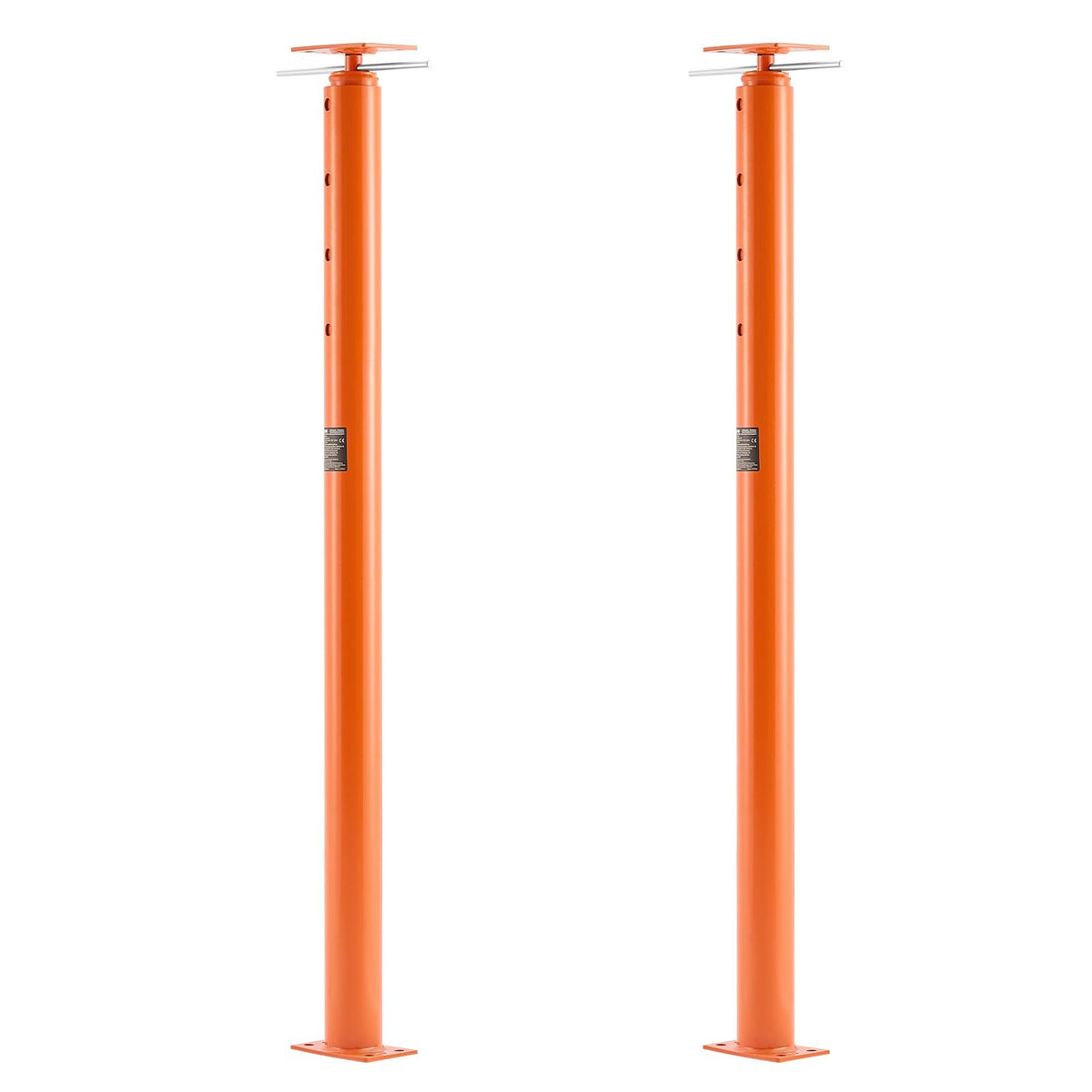 VEVOR House Floor Jacks, 2 Pack 54-150 Inch Height Range, 11200 lbs Max Load Capacity, Adjustable Support Beam Basement Jack Post Pole for Leveling, Lift Steel Telescoping Post for Temporary Support - DBZCQJD2JZ54Y92BR001V0 - view 10