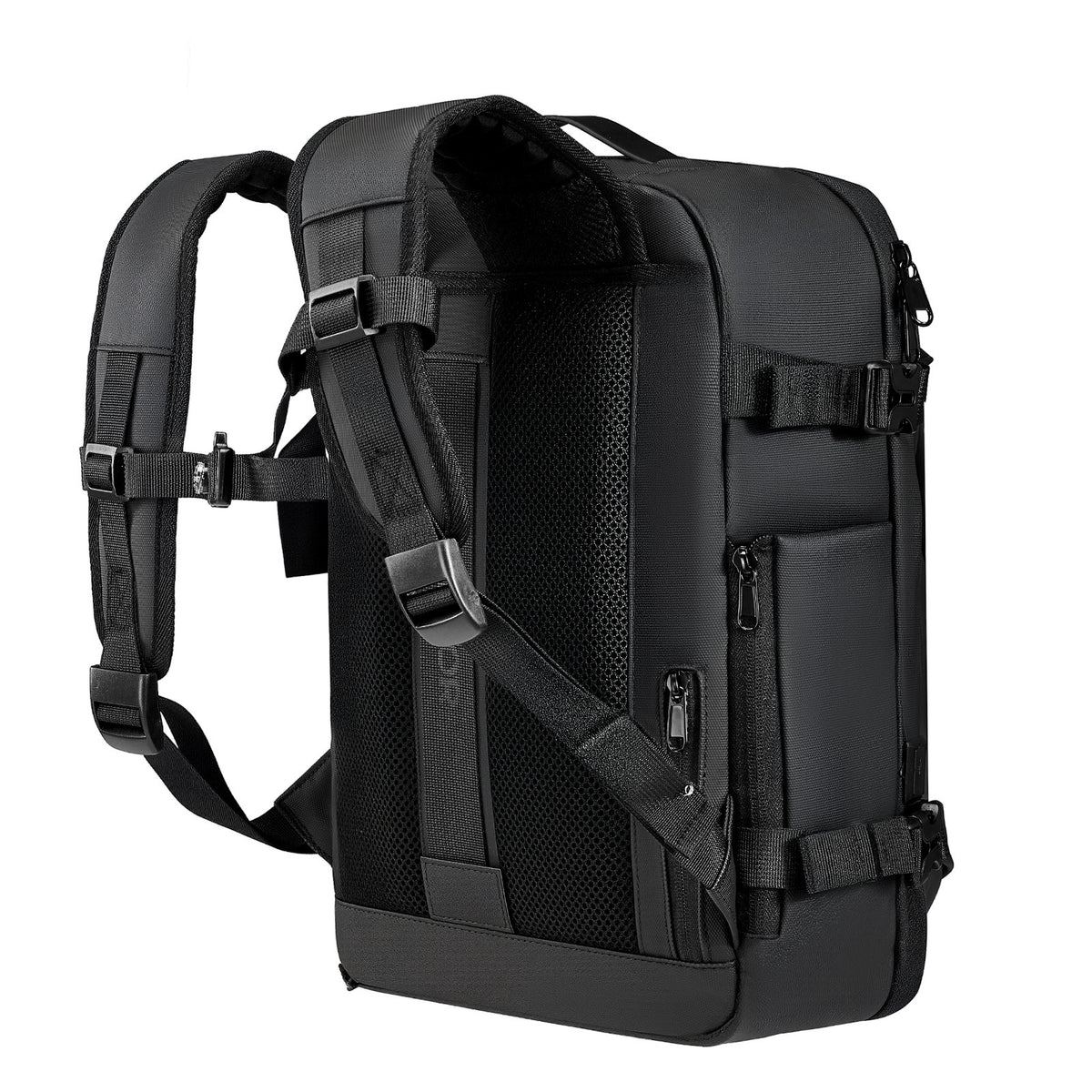 VEVOR Vacuum Travel Backpack, 35L, Vacuum Seal Compression Travel Backpack with Air Pump, Multiple Pockets & Compartments, Water-Resistant Carry-On Suitcase Luggage, Casual Personal Item Bag, Black - DBZKLXBBDB27BHYBA001V9 - view 10