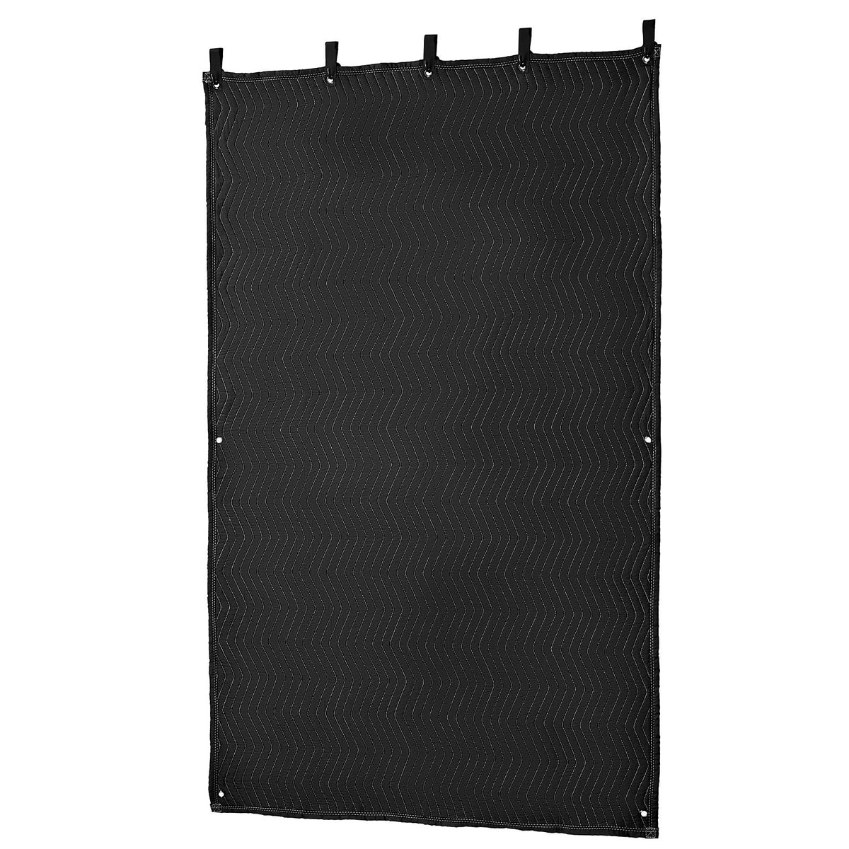 VEVOR Sound Dampening Blankets, Soundproof Curtains with 80 x 48 in, Soundproof Blanket with Grommets, Studio Grommeted Blanket, for Window, Door, Light Blocker, Music Recording, Black - DCBYTL96W48I9SVVT001V0 - view 10