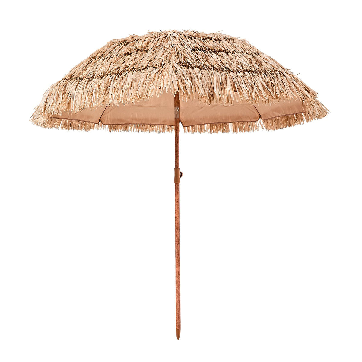 VEVOR Tiki Umbrella, 6 ft Thatched Patio Umbrella with Tilt, Hawaiian Style Beach Parasol with Durable PP Thatch and 8 Metal Ribs, Grass Pool Umbrellas for Beach, Patio, Poolside, Backyard & Garden - DCS6FTKQXJD0RFKVR001V0 - view 10