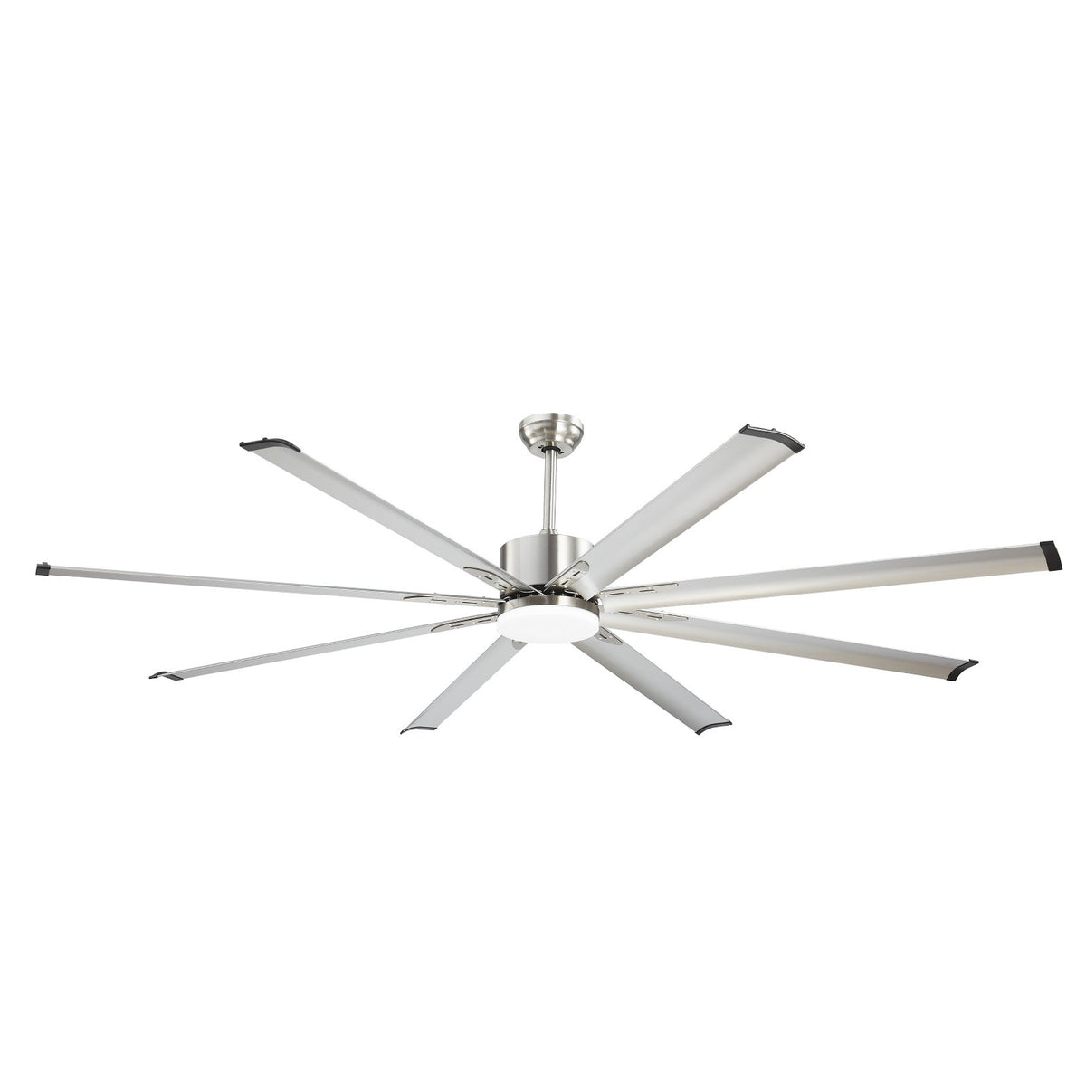 VEVOR 84 In Ceiling Fan with Light, 6-Speed Remote Control, Dimmable 3-Color Temperature, Reversible DC Motor, Low Profile Flush Mount Fan for Bedroom, Living Room, Indoor/Outdoor Use, Brushed Nickel - DDDS84INCHLYQKK9HV6 - view 10