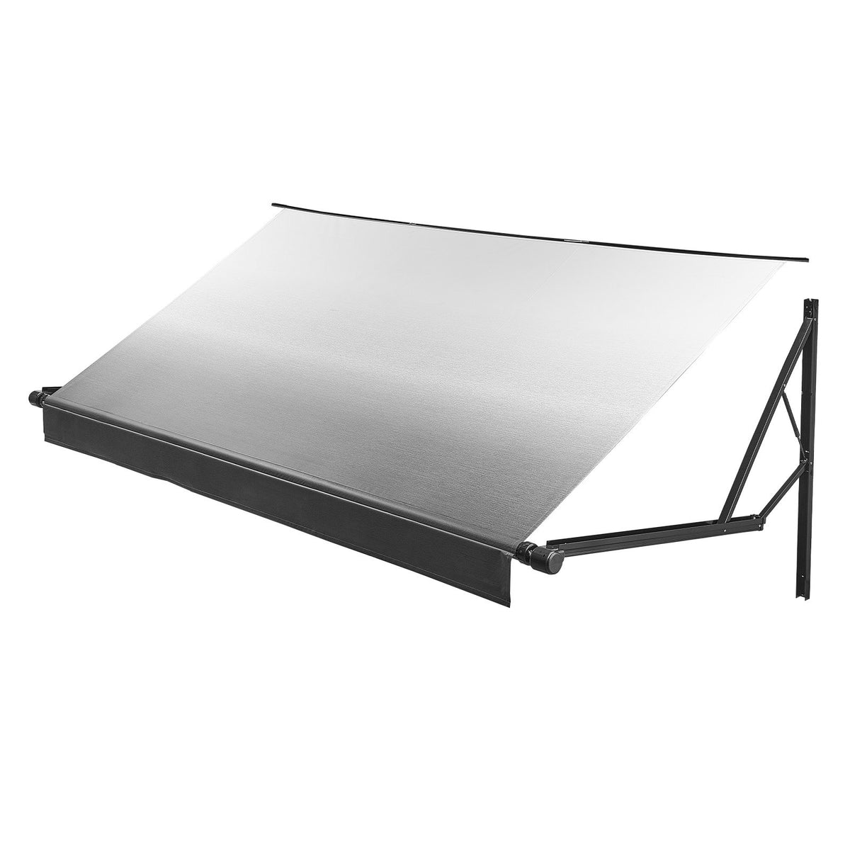 VEVOR Motorized RV Awning Complete Kit, 15.06FT Electric Retractable RV Awning with Aluminum Alloy Frame & Waterproof Fabric, Outdoor Camping Trailer Awnings Fit Most RVs (15FT Type, Gradient Black) - DDKSSSFCZYP1FIVQR001V9 - view 10