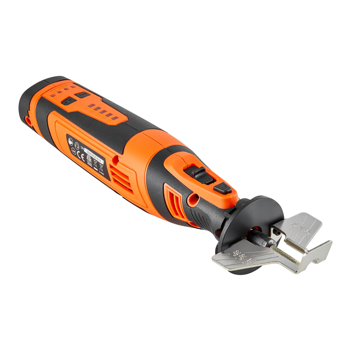 VEVOR Cordless Chainsaw Sharpener, 5-Speed Adjustable Electric Saw Chain Sharpener 5000-30000 RPM, Rechargeable Handheld Chainsaw Sharpening Tool with 4 Sharpening Heads & Angle Guide Attachment - DDWSLJMDQTJS4K2NC001V9 - view 10