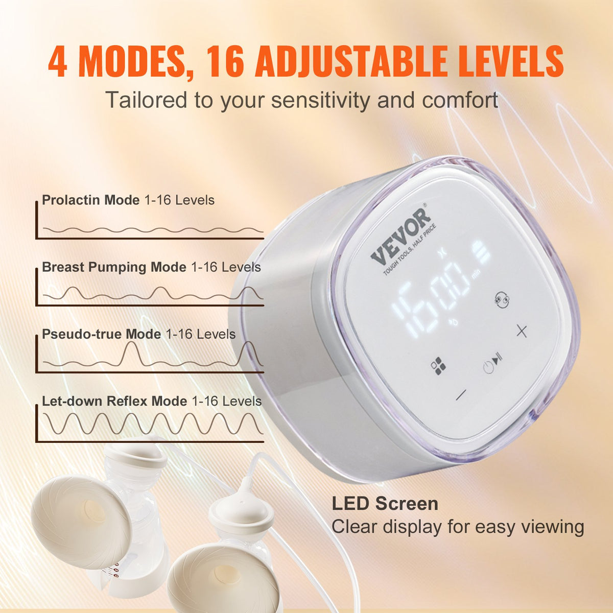 VEVOR Electric Breast Pump - Select Your Configuration - DDXNQJYFTSXBRH81BV1 - view 3