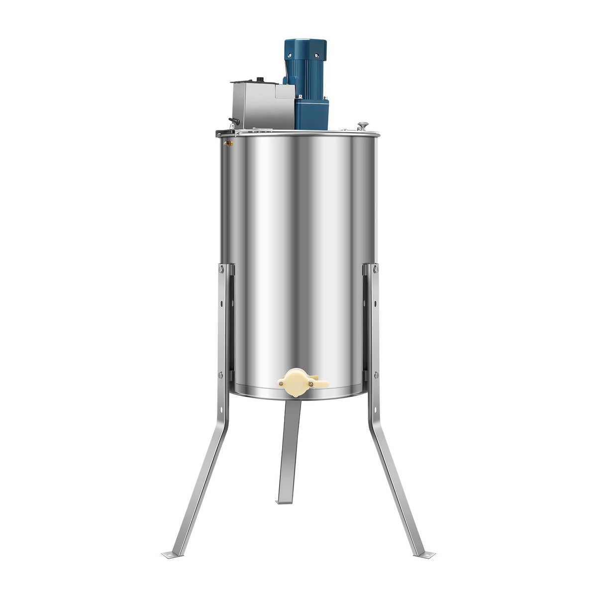 VEVOR Electric Honey Extractor, 3 Frame Honey Spinner with Transparent Lid, 140W Stainless Steel Honeycomb Drum Spinner, Height Adjustable, Honeycomb Extraction Equipment for Beekeeping - DDYMJ30BXG152A6BB001V1 - view 10