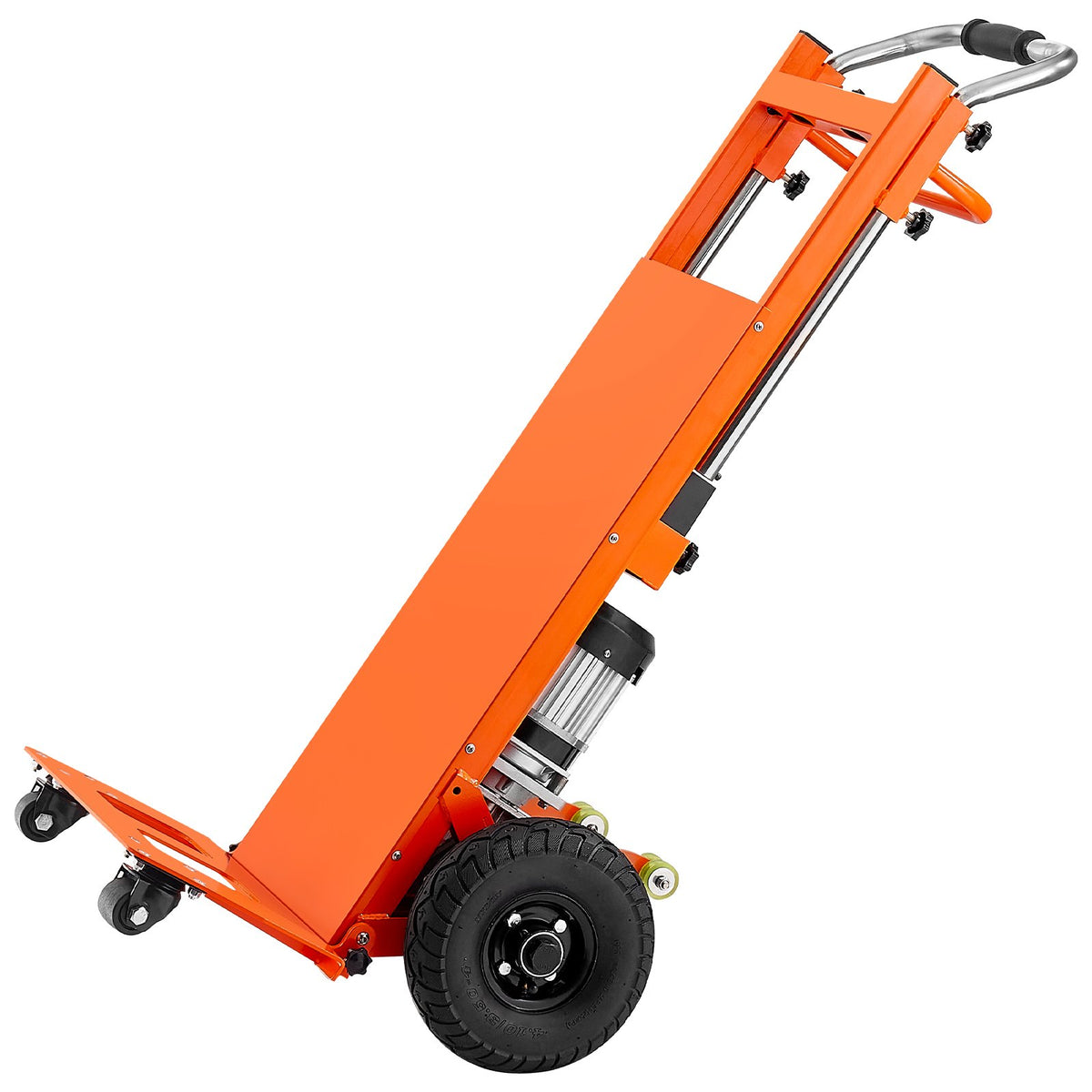 VEVOR Electric Stair Climbing Dolly, 880lbs Electric Stair Climbing Hand Trucks with 157.5in Rope & Extendable Handle, Heavy Duty Stair Climber for Warehouse Logistics, Moving Furniture(Orange) - DDZLPLC880LBMW9V3V1 - view 10