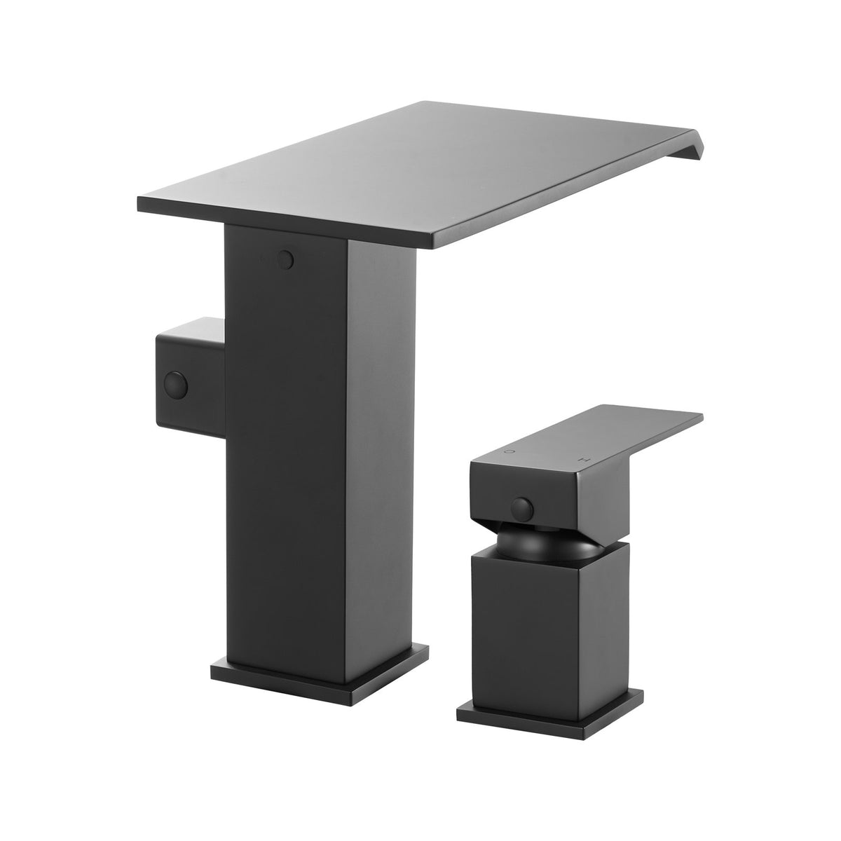 VEVOR Roman Tub Faucet, 3 Hole Waterfall Bathtub Faucet, Roman Bathtub Faucets Set with Shower Head & 1 Handle, Deck Mount Bath Tub Faucets Set for Pet Washing, Baby Care, Adult Bathing, Matte Black - DFPTKDHS1GSB8ZSCG001V0 - view 10
