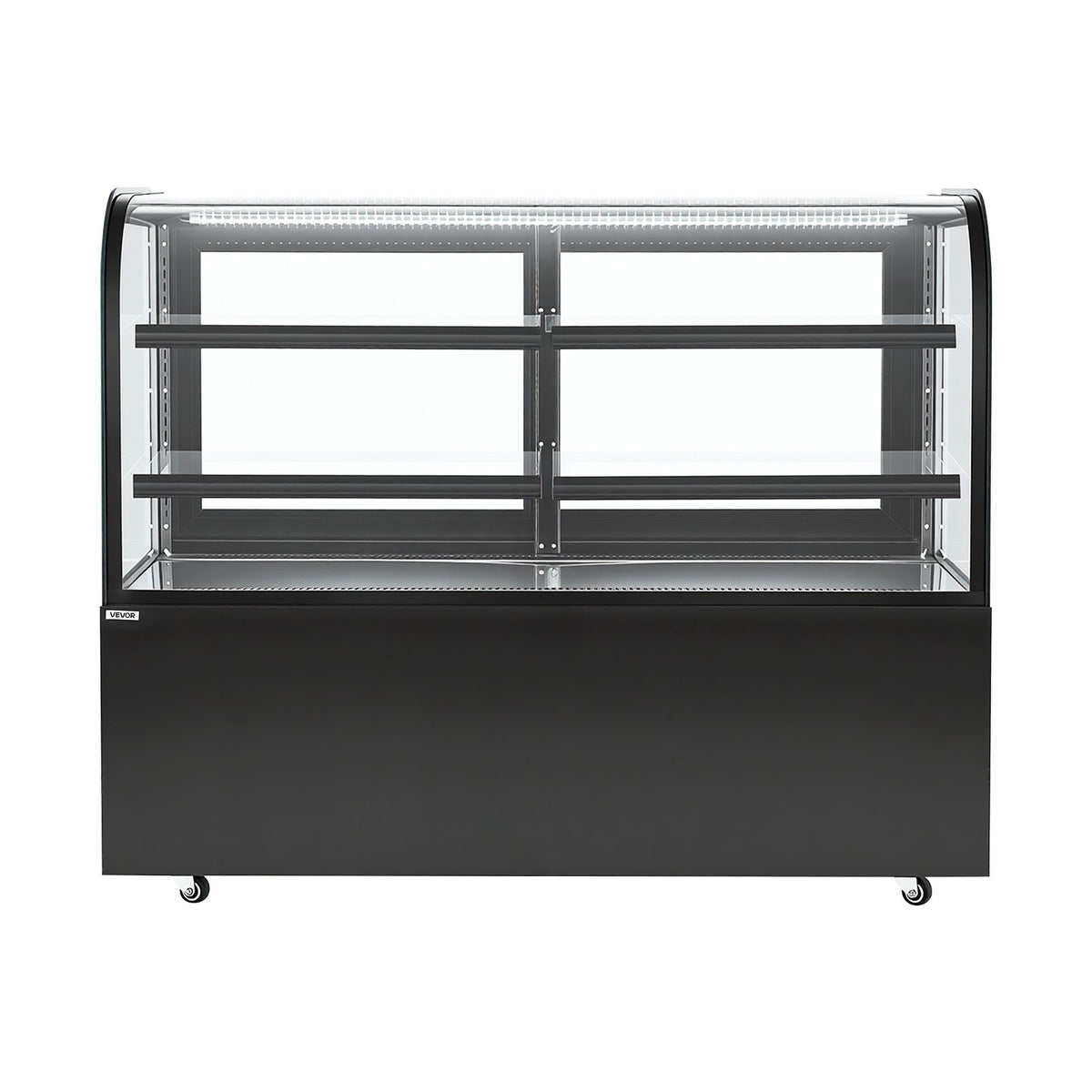 VEVOR Refrigerated Display Case, 17.6 Cu.Ft./550L Large Pastry Display Case, 2-Tier Commercial Cake Refrigerator with LED Lighting, TURBO Cooling, Frost-Free Air-Cooling, for Bakery, Dessert Shop - DGZSJ176CFTH42QDO001V1 - view 10
