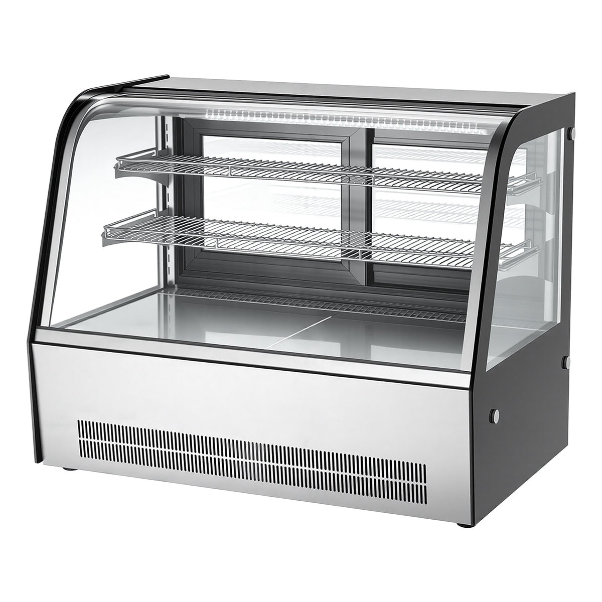 VEVOR Refrigerated Display Case, 5 Cu.Ft./145L Countertop Pastry Display Case, 2-Tier Commercial Cake Refrigerator with LED Lighting, TURBO Cooling, Frost-Free Air-Cooling, for Bakery, Dessert Shop - DGZSJ5CFTHXTLQZJD001V1 - view 10
