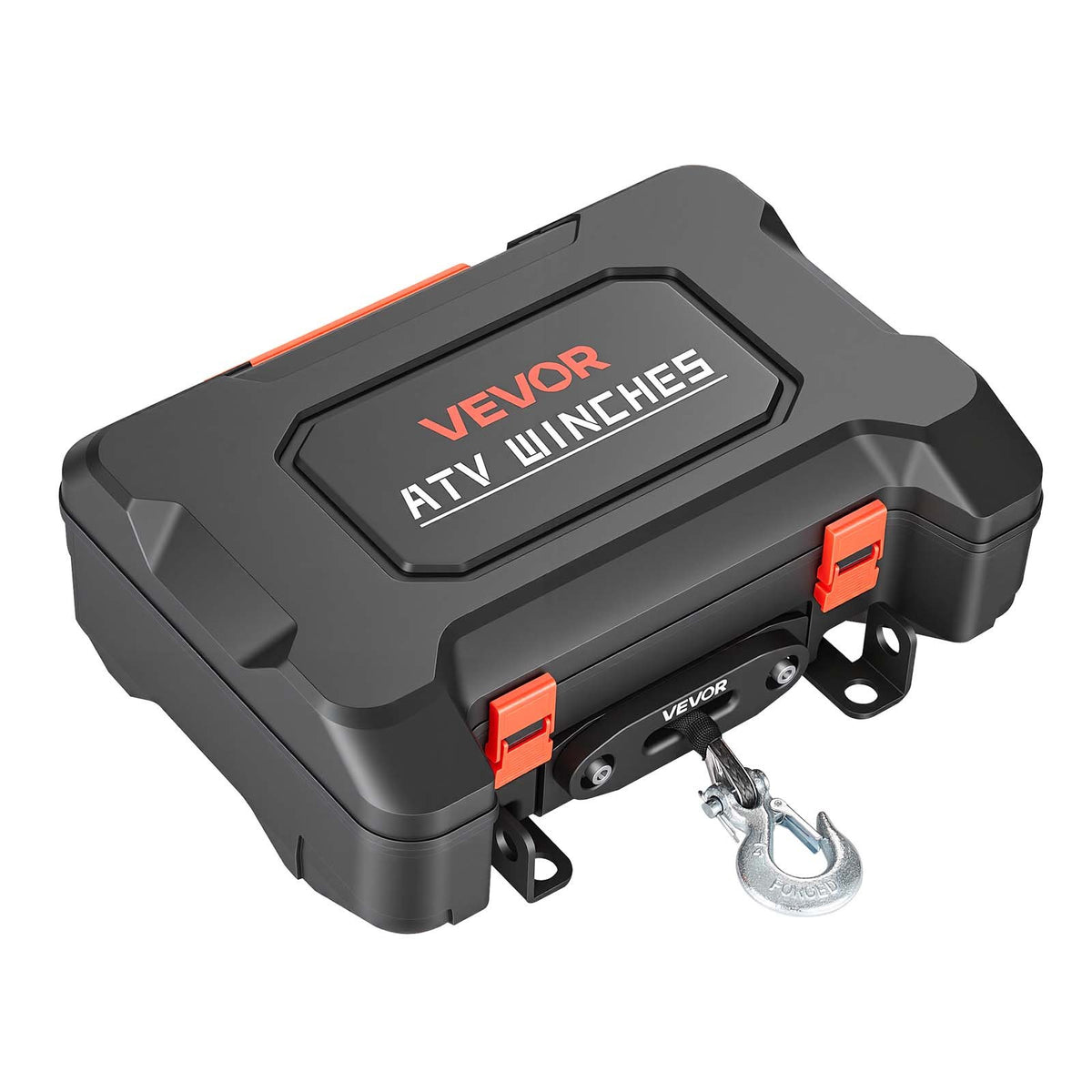 VEVOR Portable Winch, 3500 lbs 12V DC Electric Winch with Synthetic Rope, Wireless & Wired Remotes, Box-Style Recovery Kit with Fairlead, Clevis Hook, Strap for ATV UTV Off-Road Outdoor Pulling Tasks - DHBXSATVJP35II7MM001V9 - view 10