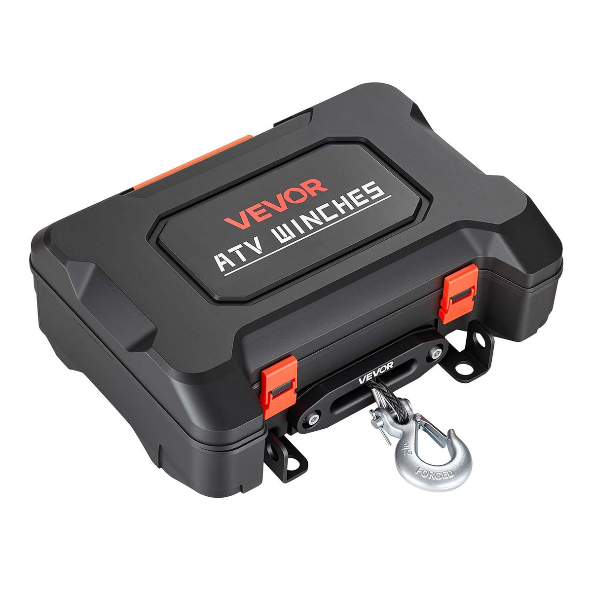 VEVOR Portable Winch, 6000 lbs 12V DC Electric Winch with Synthetic Rope, Wireless & Wired Remotes, Box-Style Recovery Kit with Fairlead, Clevis Hook, Strap for ATV UTV Off-Road Outdoor Pulling Tasks - DHBXSATVJP60ELFS9001V9 - view 10