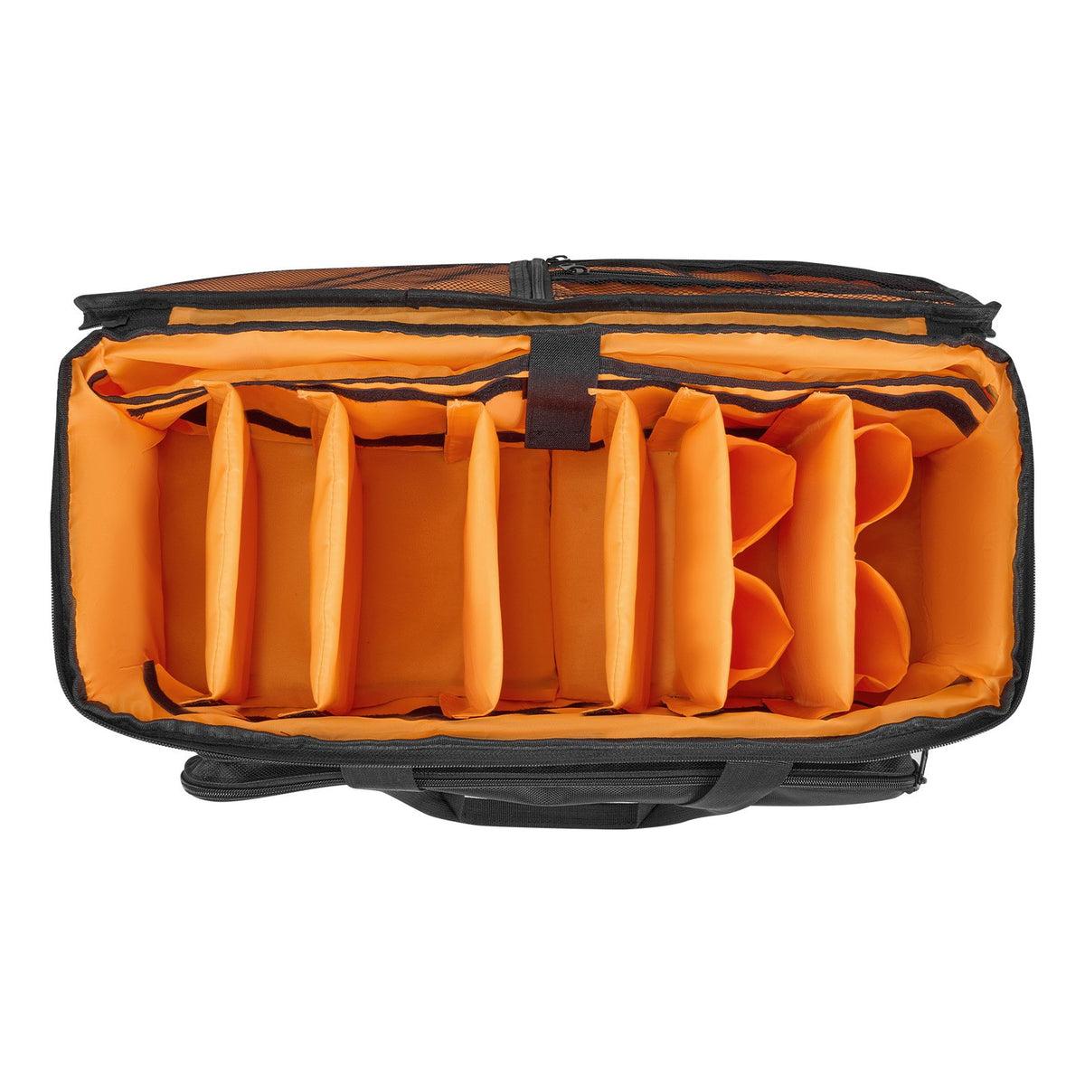 VEVOR Rolling DJ Cable Bag, 1680D, Padded File Gig Bag with Wheels, 6 Detachable Divider, Travel Storage Music Gear Case, for Professional DJ Gear, Musical Instrument and Accessories, Sound Equipment - DJSNB1680DZH0XLYB001V0 - view 10