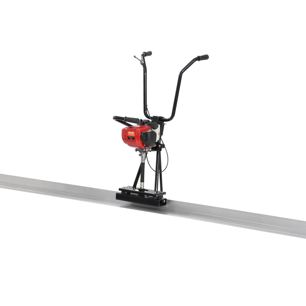 VEVOR Gas Concrete Power Screed, 11ft Aluminum Board Straight Edge Bar Set, 4 Stroke Cement Finishing Vibrating Motor with Height Adjustable Handles, High Efficient Concrete Tools 6500RPM - DLSHNTFZ135HFH85XV0 - view 10