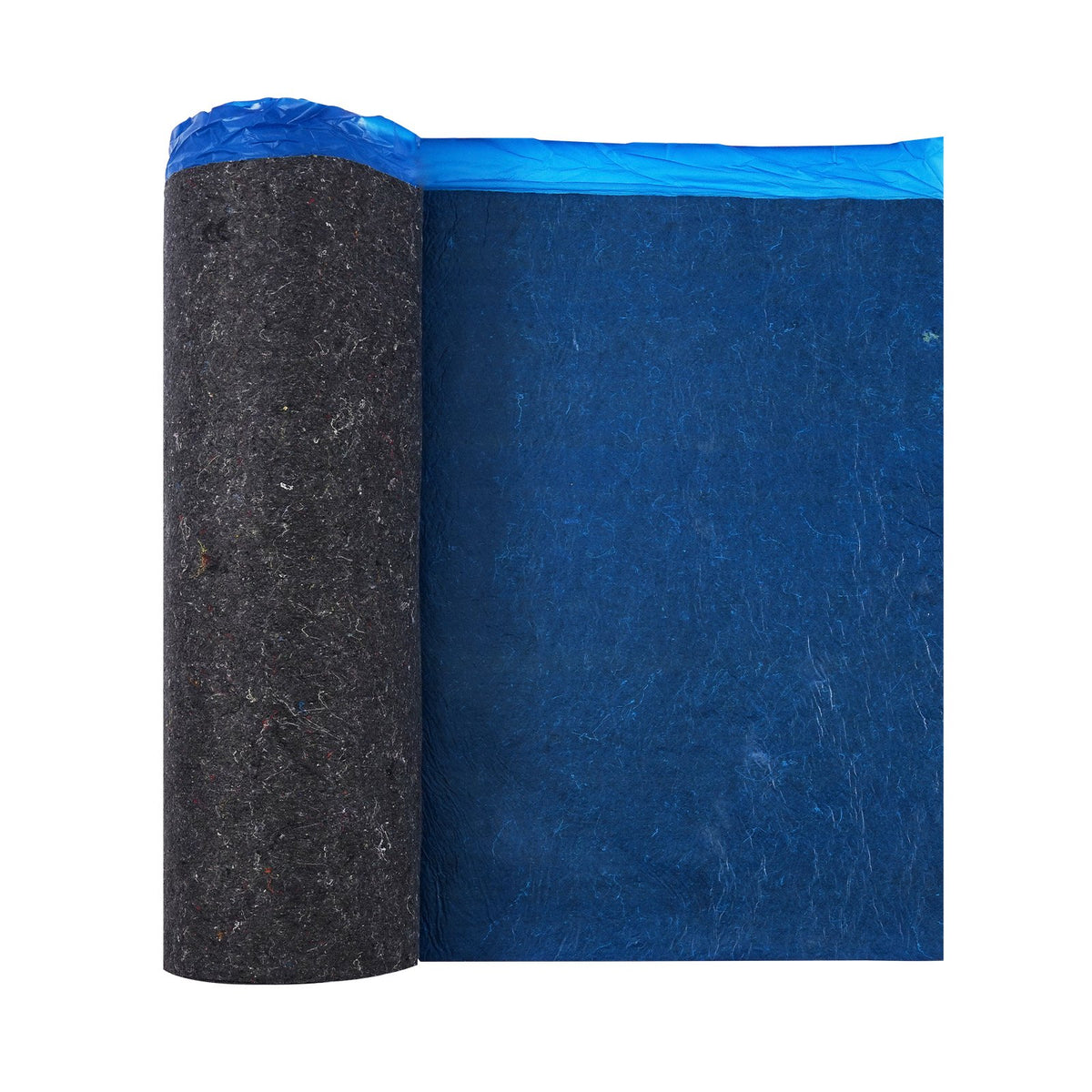 VEVOR Floor Underlayment 100 sq. ft/Roll, 3 mm Thick Laminate Flooring Padding with Attached Vapor Barrier, Heavy Duty Fiber + PE Film, Soundproofing & Noise Reduction, Ideal for Vinyl Wood - DMCDLM30MMHSY9Q12001V0 - view 10
