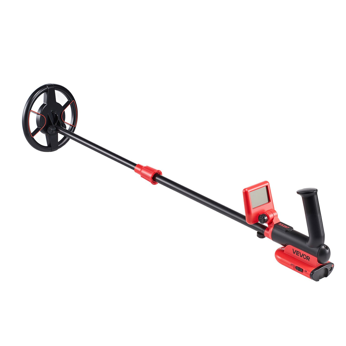 VEVOR Metal Detector, 6", Lightweight Metal Detector with LCD Display, IP68 Waterproof Search Coil, Adjustable 22.8"-33.8" High Accuracy Gold Detector, Easy to Use, for Detecting Gold Treasure Hunting - DPJSTCQ6INCHV1VUS001V9 - view 10