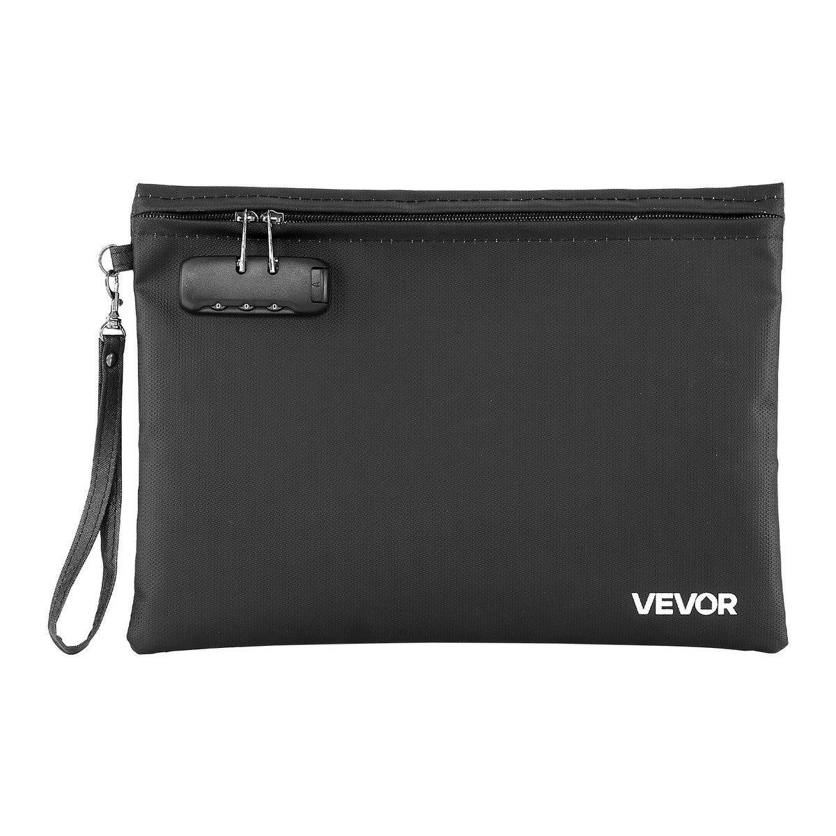 VEVOR Fireproof Document Bag, 1832 ℉ Heat Insulated Fireproof & Waterproof Bag with Lock, Portable File Storage Security Organizer Home Office Travel Use, for Passports, Important Documents & Files - DSFHDCGKDCRQFQXRT001V0 - view 10