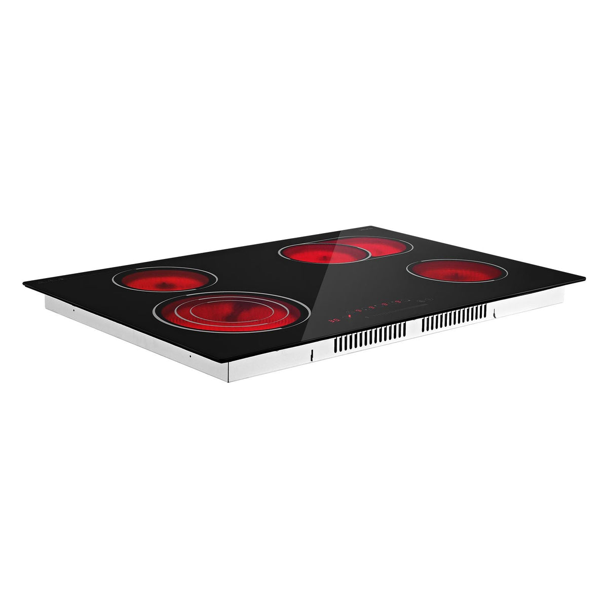 VEVOR Electric Cooktop 30inch 4 Burners Stove Top 7000W 220V No Plug, Ceramic Built-in Radiant Electric Stove , with 9 Power Levels, Timer, Child Lock, Over-Heat Guard, Touch Control - DTLQRS4BURNEECOXU001V7 - view 10