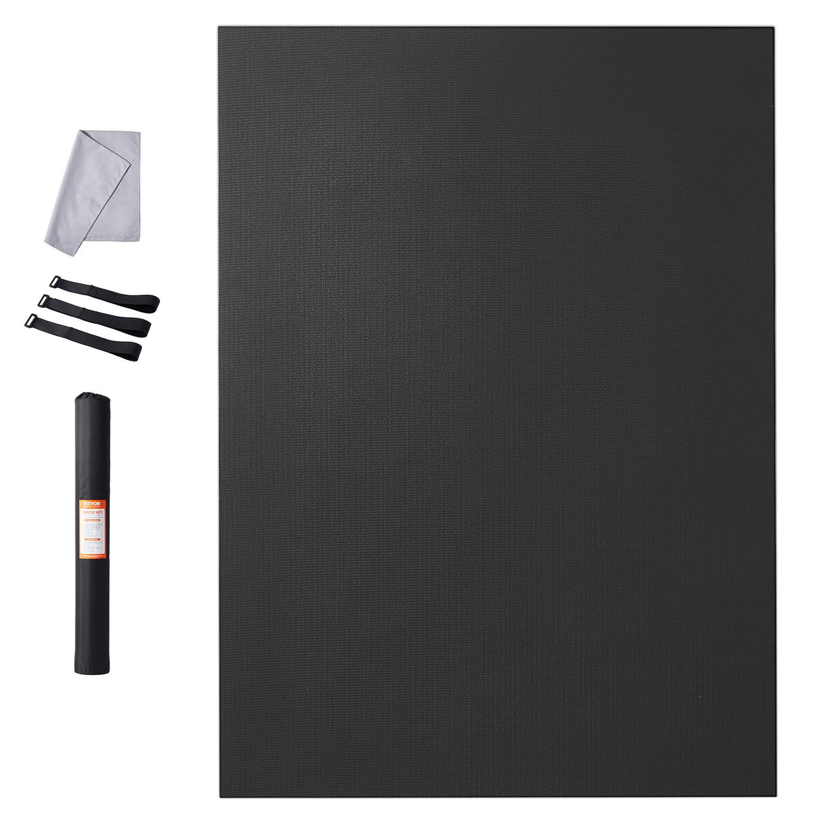 VEVOR Exercise Mat, Non Slip High Density Premium Yoga Mat, Exercise Yoga Mat for Men & Women, Fitness & Exercise Mat with Bag & Carry Strap, for All Types of Home Yoga, Pilate & Floor Workout (7x5ft) - DXYJD5YC7YC0J4PNRV0 - view 10