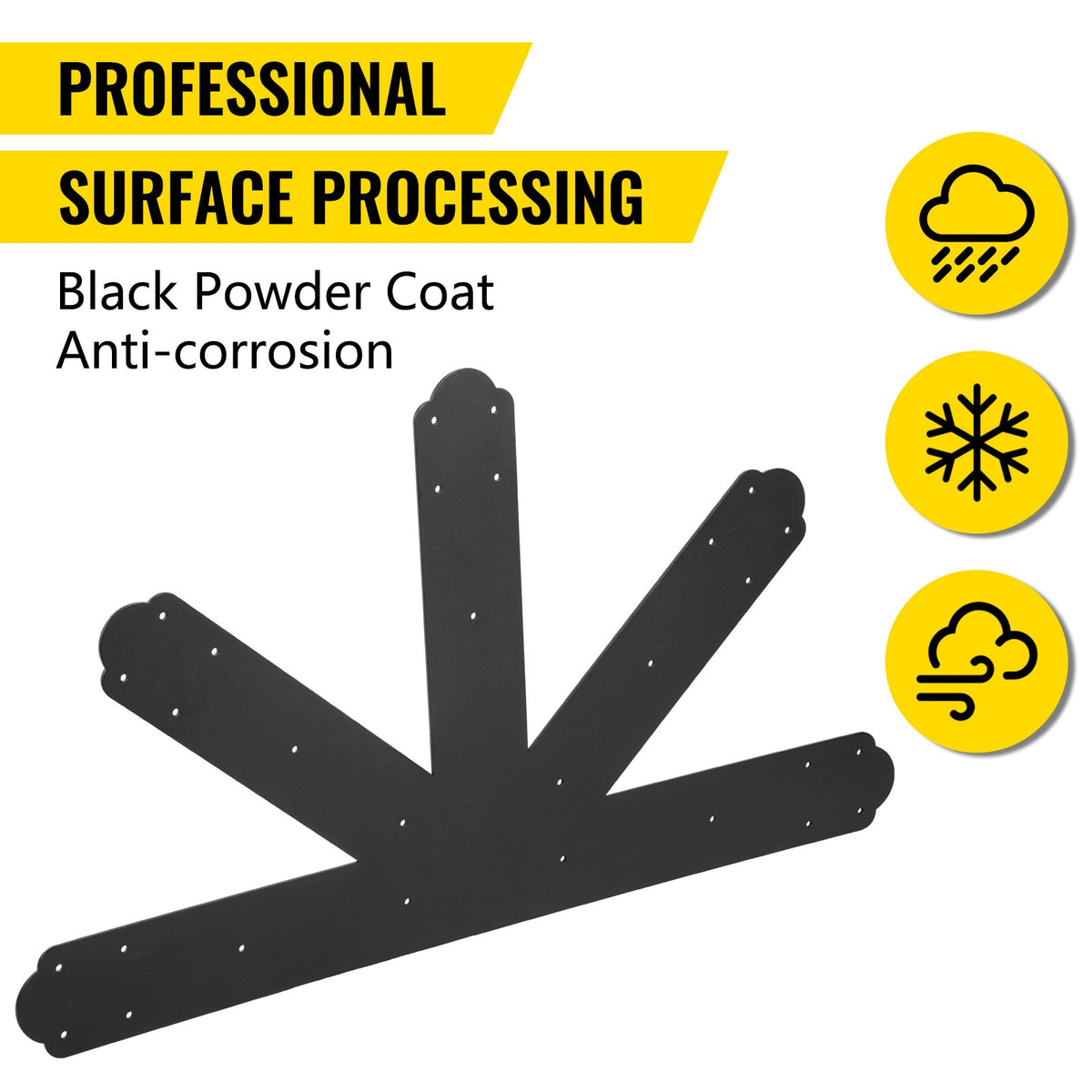 VEVOR Post Bases - Select Your Configuration - DZHWLJ1212RG1EVQ2V0 - view 3