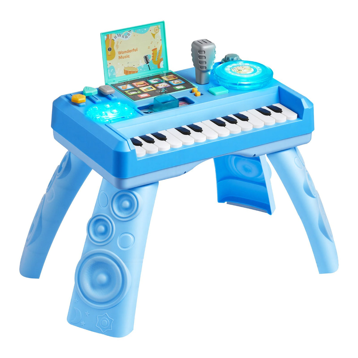 VEVOR Baby DJ Playset for Toddlers 1-3, Educational Musical Table Toys with 133 Sound Sources, Recording and LED DJ Turntable, Baby Activity Table for Birthday, Gift for Kids Aged 6+ Months - DZSGETWJXXZSCJ5YS001V9 - view 10