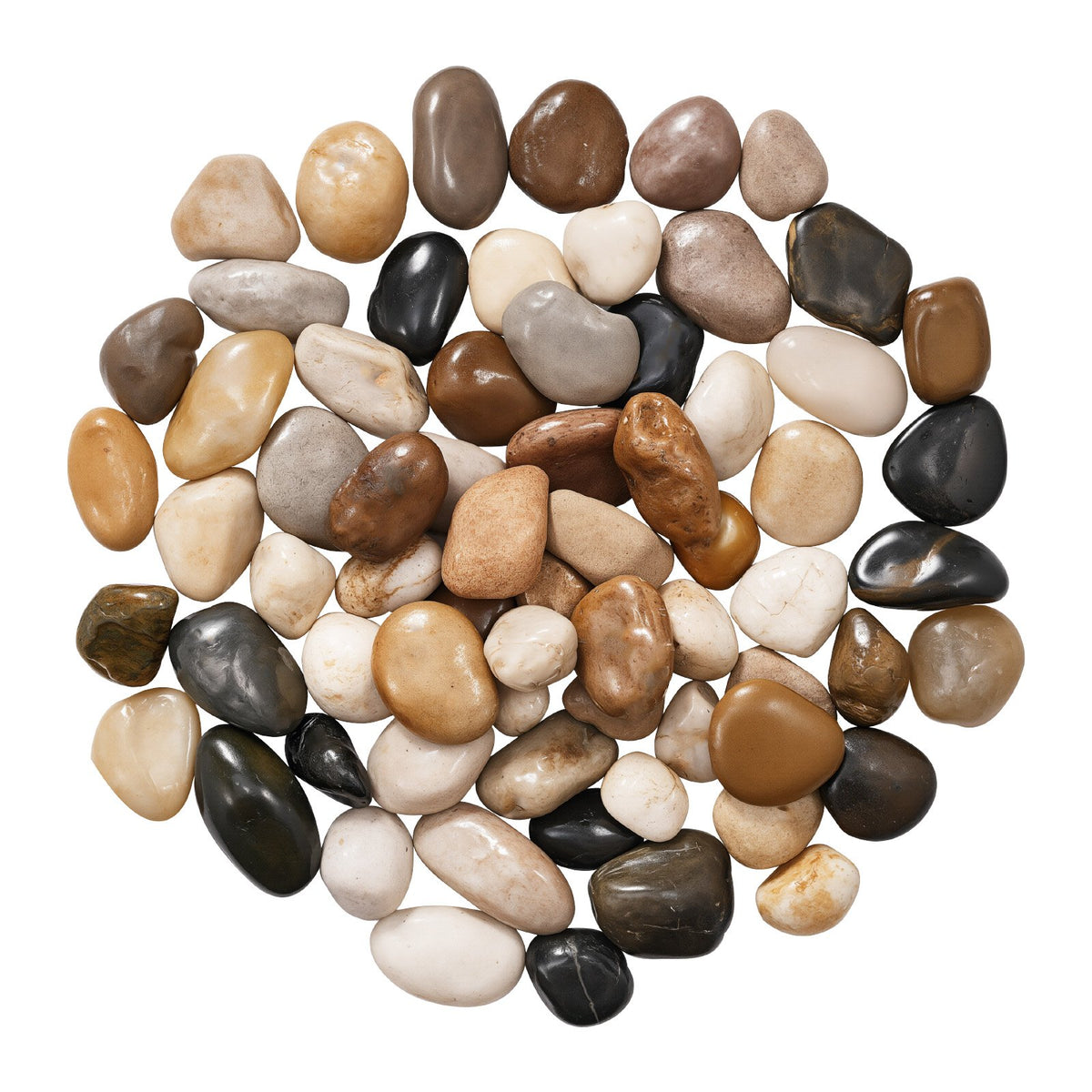 VEVOR Natural River Rocks, 1-2 inch 15 lbs, Decorative Multi-Color Pebble Stones, Smooth & Polished Garden Landscaping Stones, Paving Plant Rocks for Fish Tank, Flower Pots, Water Fountains, Pathways - ELSTRELS12INALVXI001V0 - view 10