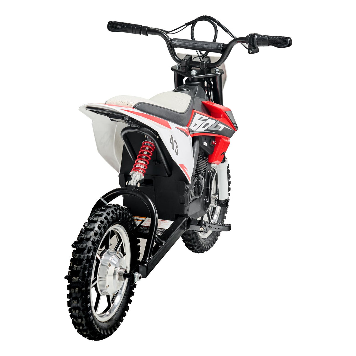 VEVOR Kids Ride On Motorcycle, 36V Battery Powered Electric Motorcycle with Speed Up to 15.5mph, Treaded Tires, Battery Gauge, Dual Brakes, Ride on Toys for Children Boys Girls Aged 14+ - ETCQMTCLLMTCP3FPXV1 - view 10
