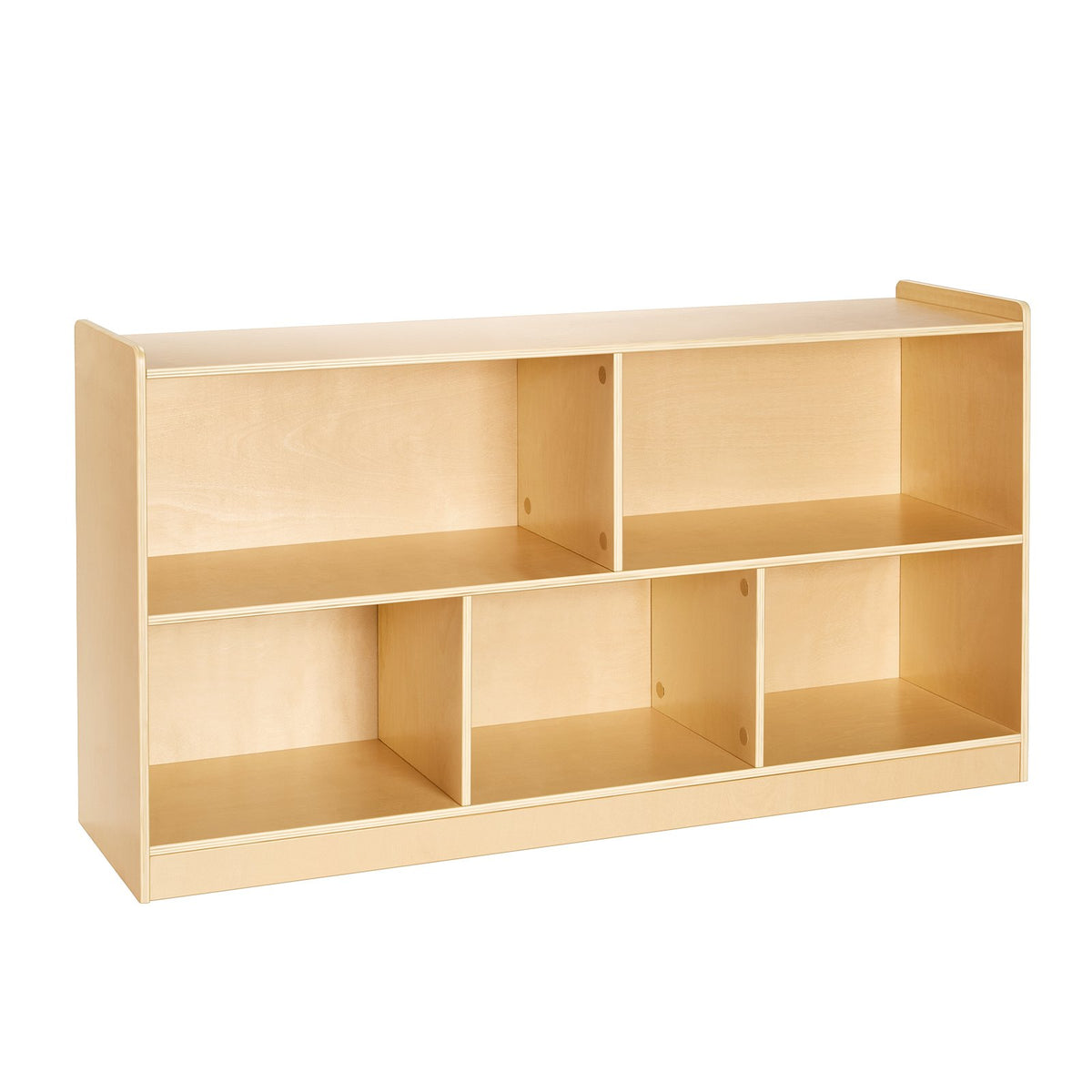 VEVOR Montessori Bookshelf, 45 in Width Toy Storage Organizer, 5-Section Kids Display Storage Cabinet, Daycare Furniture, Kids Bookshelf for Bedroom, Nursery, Living Room, Entryway, Preschool, Brown - ETCWJGZMZ415ZWJR0001V0 - view 10