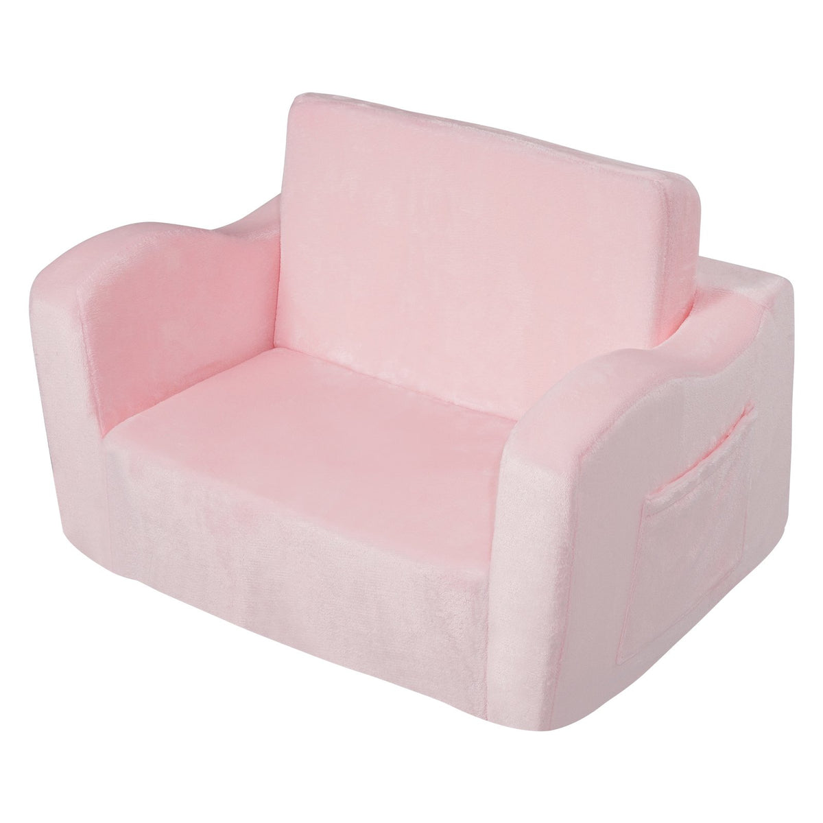 VEVOR Kids Couch, 2-in-1 Toddler Chairs Comfy, Toddler Couch Sofa Bed Fold Out, Convertible Sofa to Lounger, Kids Chair Seat Playroom Furniture for Kids Girls & Boys, Pink - ETSF6354652I6PHIKV0 - view 10