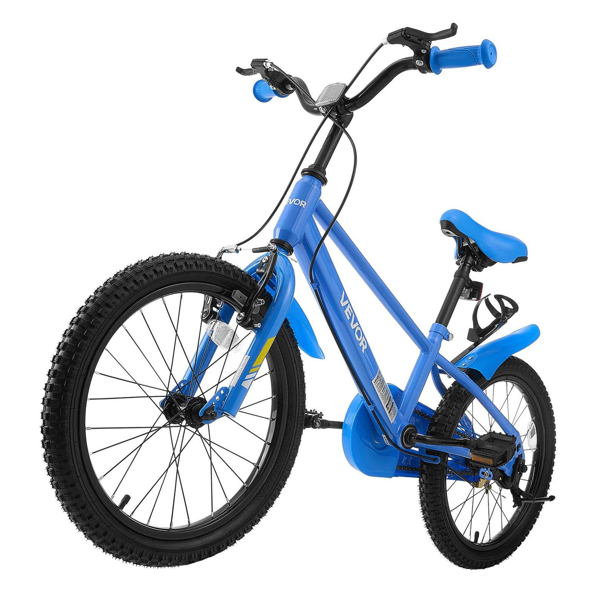VEVOR Kids Bike, 20 in Children Bicycle, with Kickstand BMX Style Blue, for Boys Girls Ages 7-13, Adjustable Seat & Handlebar, Front Brake and Rear Drum Brake, Cup Holder, High-Carbon Steel Frame - ETZXCSBCC20IL1CRM001V0 - view 10