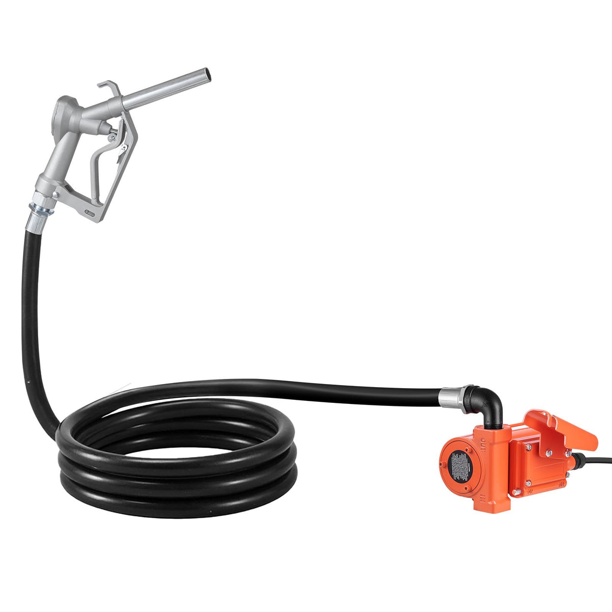 VEVOR Fuel Transfer Pump, 12V DC 15 GPM, Cast Iron Diesel Transfer Pump Kit, with Manual Nozzle, Discharge Hose, Overheat Protection, Power Cable, Explosion-Proof, for Gasoline Diesel Kerosene & More - FBBMG15GPM15FBJ43001V9 - view 10