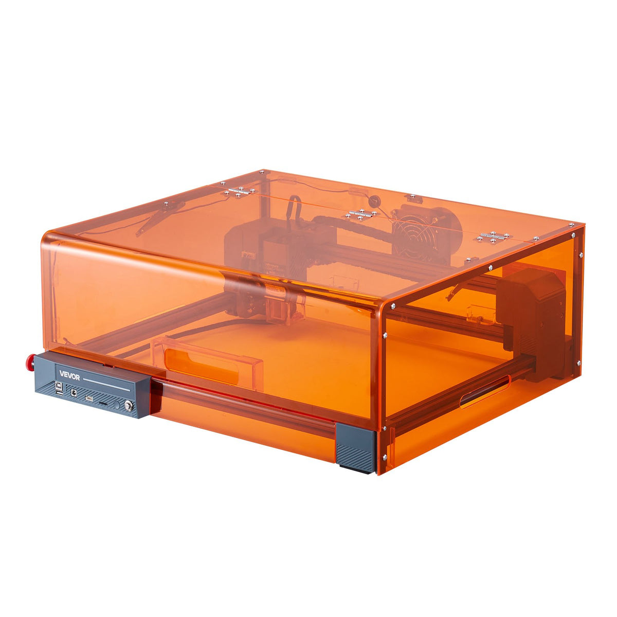 VEVOR Laser Engraver, 10W, Laser Engraving and Cutting Machine with Enclosure, Laser Cutter Engraver Machine, 11.8 x 11.8 in Working Area, 7000 mm/min, for Wood, Leather, Glass, Certain Metal, Class 1 - FBSJGDKJ10W3Y5W9M001V1 - view 10