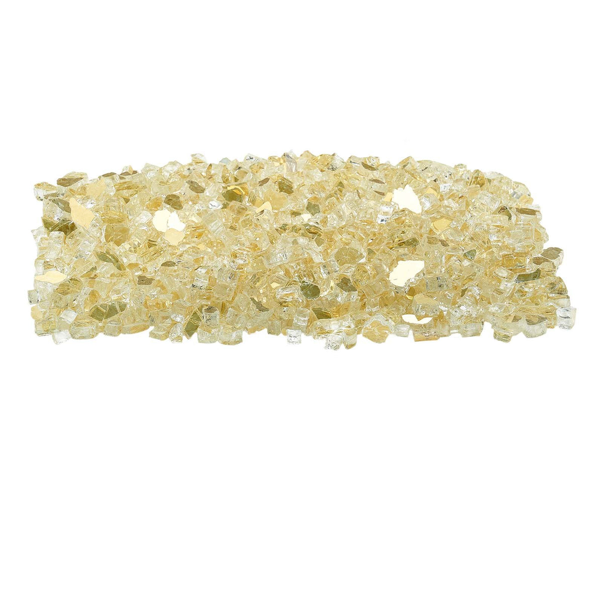 VEVOR Fire Glass, 10 LBS / 4.5 KG High-Temperature Resistant Fireplace Rocks, 1/2-Inch / 12.7 mm Reflective & Smokeless Firepit Glass Rock, High Luster Stone Landscaping for Fire Pit Table, Gold - FHBLFGSGHBL14HFPV001V0 - view 10