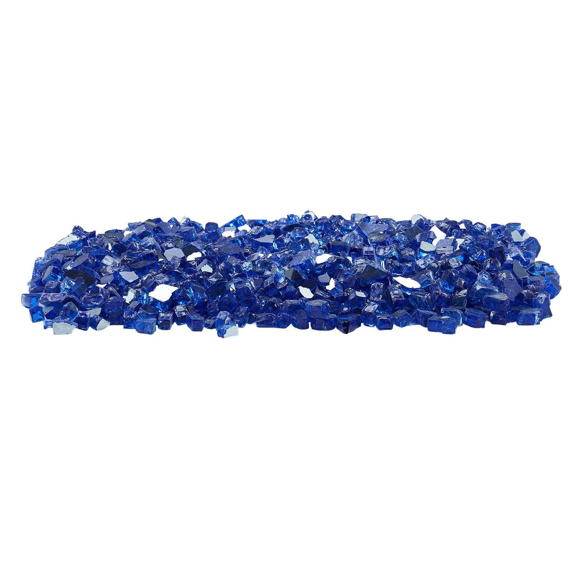 VEVOR Fire Glass, 35LBS / 15.88KG High-Temperature Resistant Fireplace Rocks, 1/2-Inch / 12.7mm Reflective & Smokeless Firepit Glass Rock, High Luster Stone Landscaping for Fire Pit Table, Cobalt Blue - FHBLFGSGHBL1D4GHR001V0 - view 10