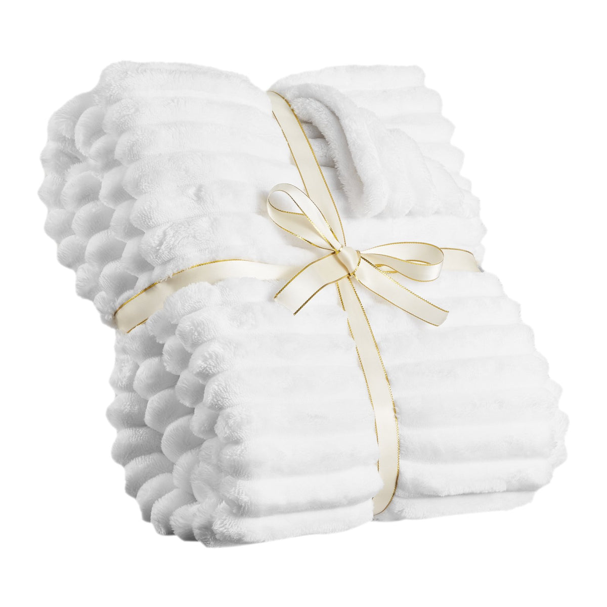 VEVOR Fleece Throw Blanket, 50 x 60 Inches / 1270 x 1524 mm, Flannel Fleece Cozy Throw Blankets, Cute Small Fuzzy Throws, Lightweight Super Soft Bed Blanket, Ideal for Couch, Sofa, Bedroom, White - FLRGT5060INC0Z861001V0 - view 10