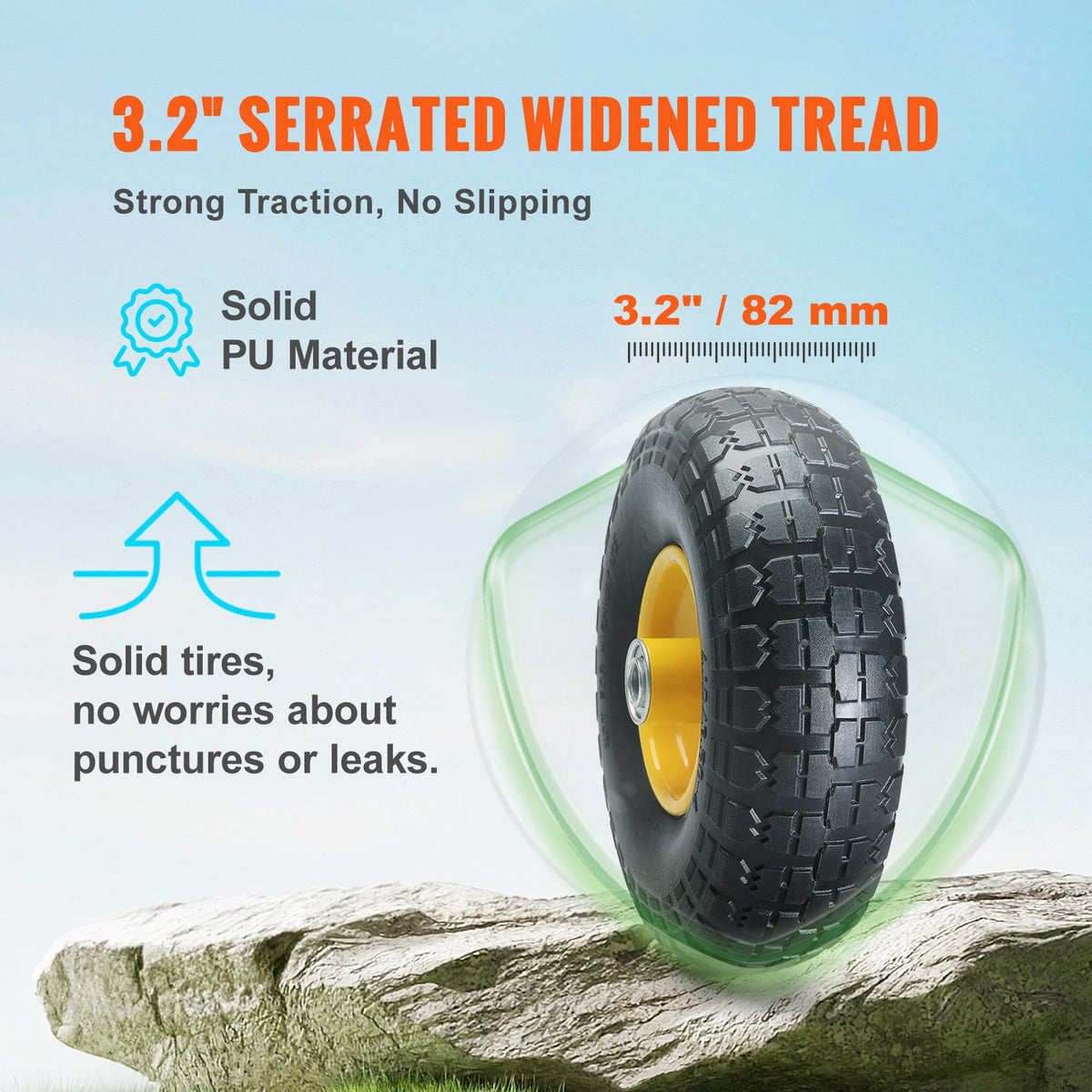 VEVOR Soild Wheels