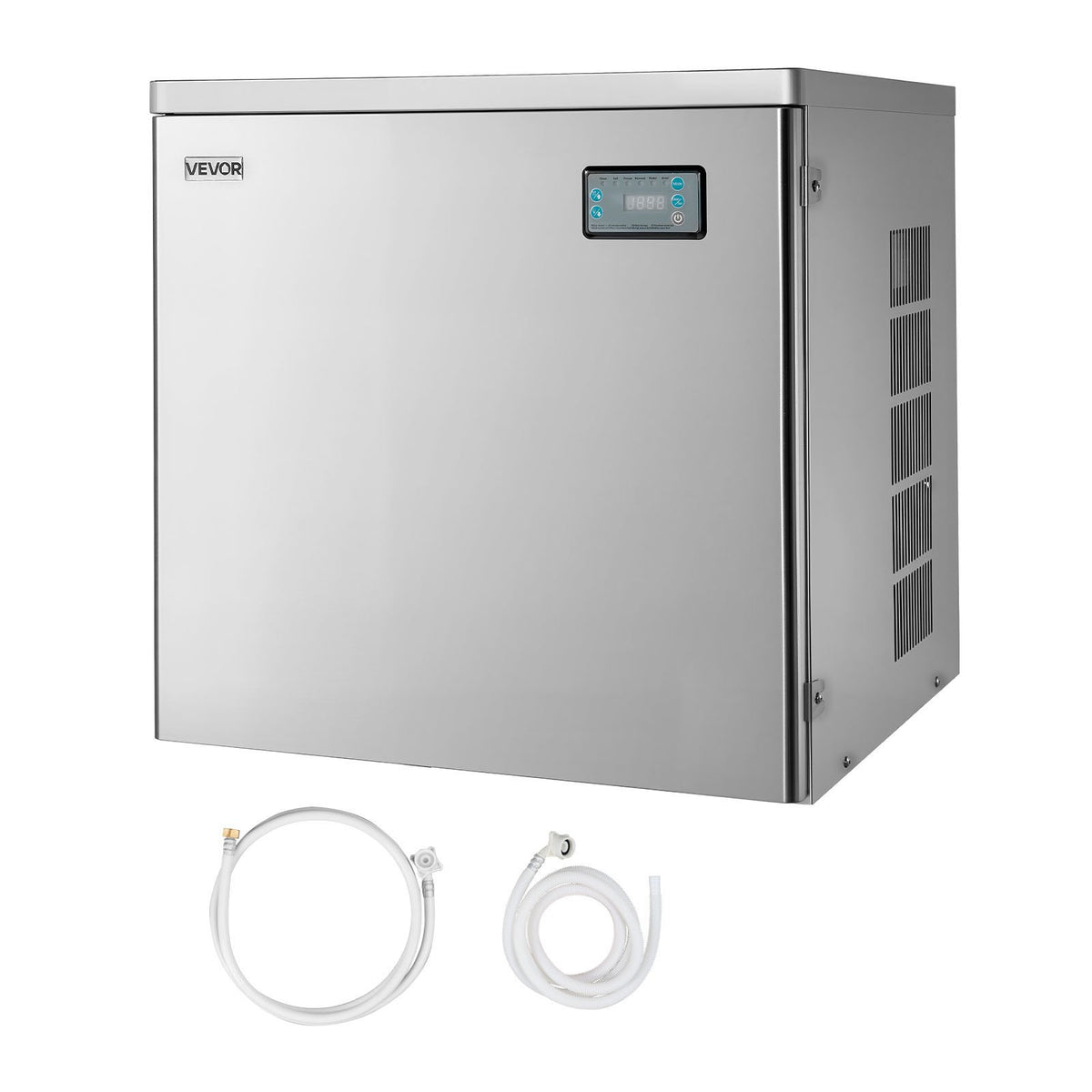 VEVOR Commercial Ice Maker Machine - Head, 450 Lbs/Day Stainless Steel Ice Machine with Scheduled Ice-Making, Self-Cleaning, Adjustable Thickness, Ideal for Restaurant Bar Cafe Hotel - Head Only - FTZBJJTXFB45HO1GS001V1 - view 10