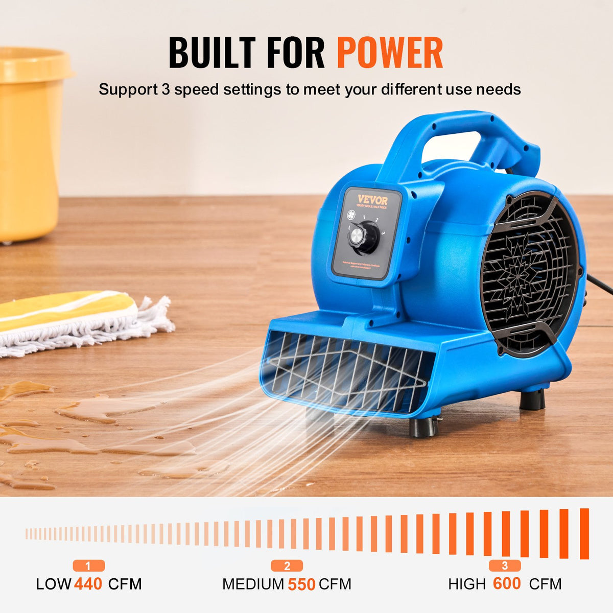 VEVOR Blower Fans - Select Your Configuration - FXZXDMGFJ130AAPPHV1 - view 3