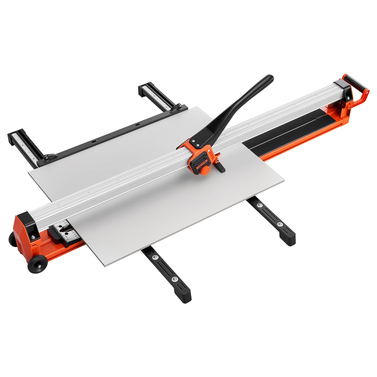 VEVOR 63-Inch Manual Tile Cutter, Upgraded Rail and Sliding Head, Precision Alignment Guide, Tungsten Carbide Cutting Wheel, Support Legs with Swivel Wheels, for DIY Pros, Ceramic, Floor, Wall Tiles - GDDZDGHHDTSJKE91I001V0 - view 10
