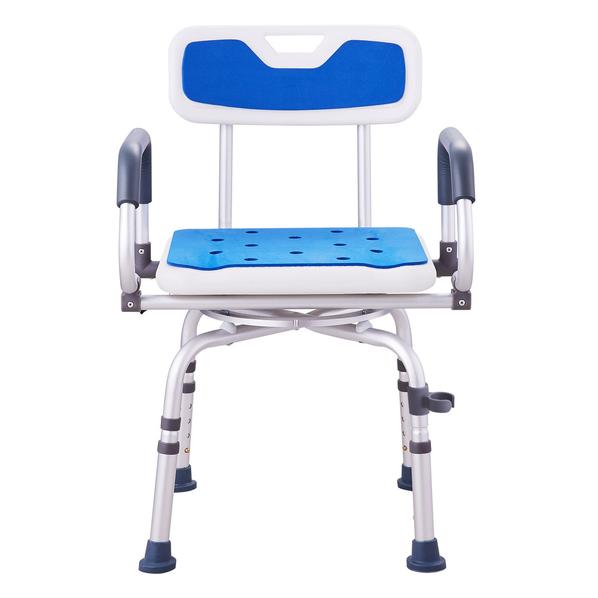 VEVOR Swivel Shower Chair 360 Degree, Adjustable Shower Seat with Pivoting Arms for Inside Showers or Tubs, Non-Slip Rotating Bathtub Shower Chair for Elderly Disabled Injured, 400LBS Capacity - GDSYGZYTLSLKLF6OHV0 - view 10