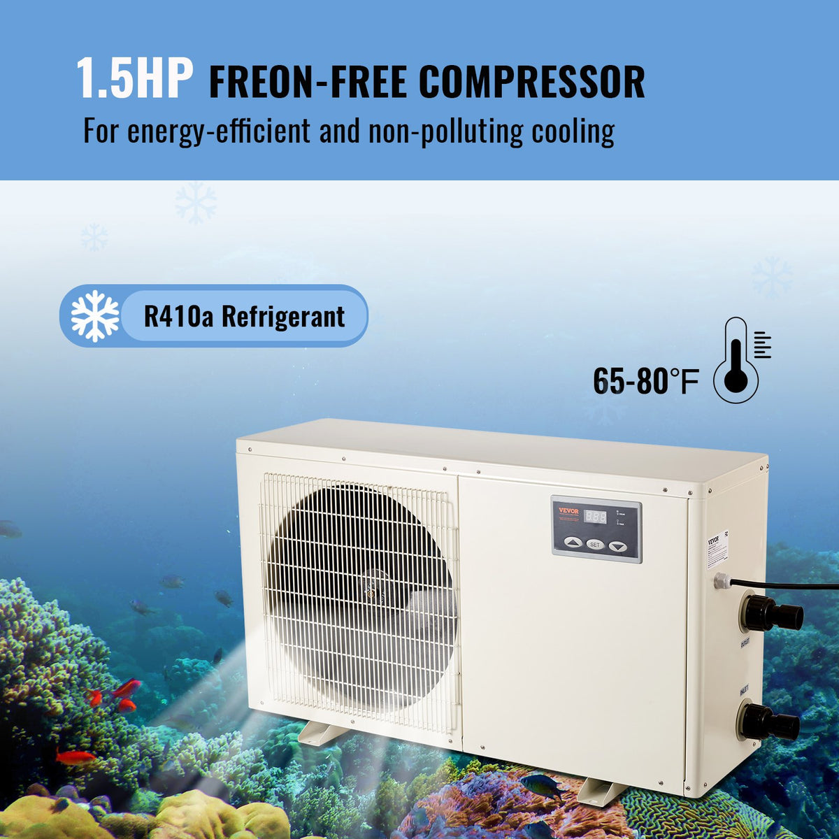 VEVOR Aquarium Water Chiller - Select Your Configuration - HWQLQQJRQ15HPXJH2V1 - view 3