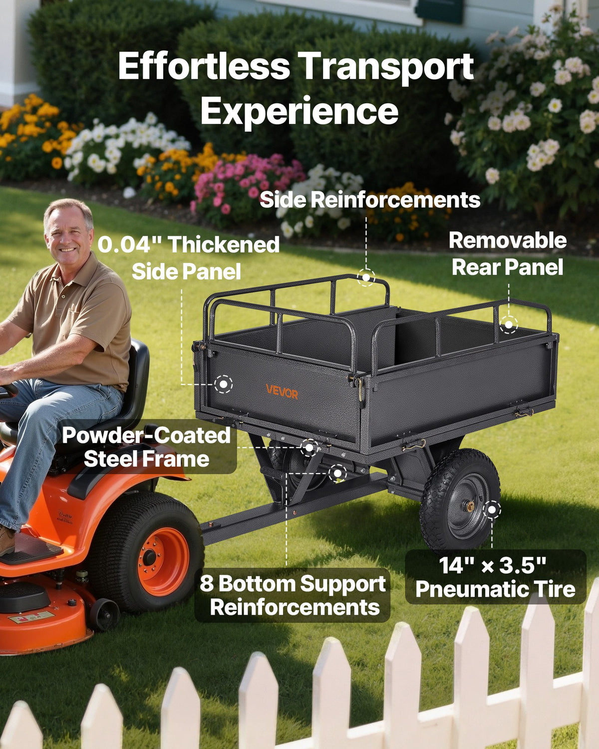 VEVOR Garden Trailers