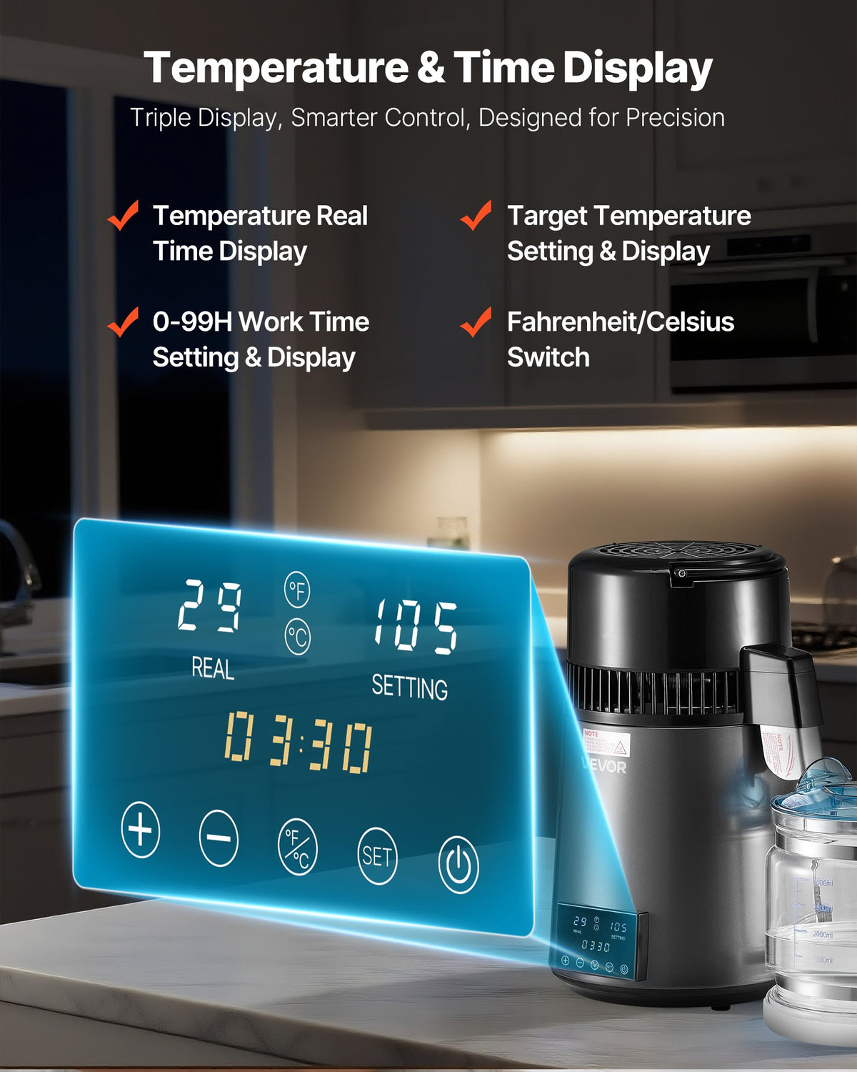 VEVOR Water Distiller - Select Your Configuration - ICKZBXGZLSJZ93AL2001V1 - view 3