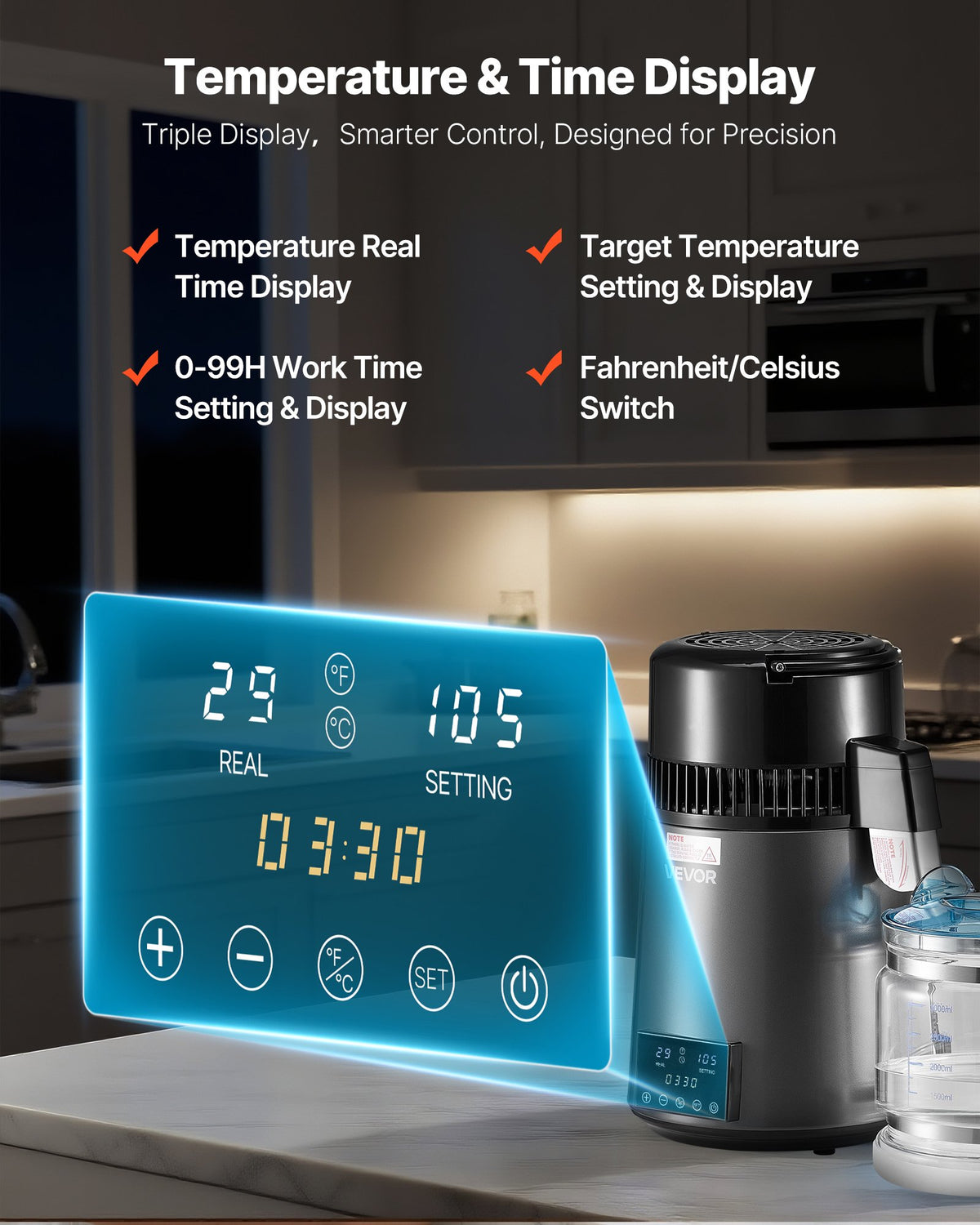 VEVOR Water Distiller - Select Your Configuration - ICKZBXGZLSJZFYP0Q001V1 - view 3