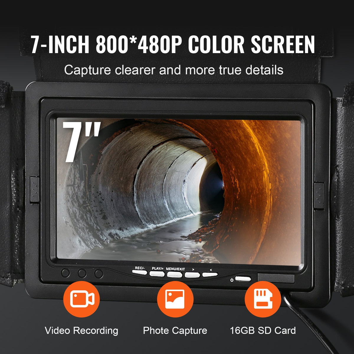 VEVOR Sewer Camera - Select Your Configuration - LXKXSGDNKJ7YZAMUWV1 - view 3