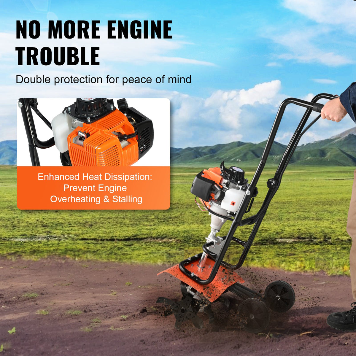 VEVOR Gas Powered Tillers - Select Your Configuration - RYGYJ31CCSCC2310JV0 - view 3